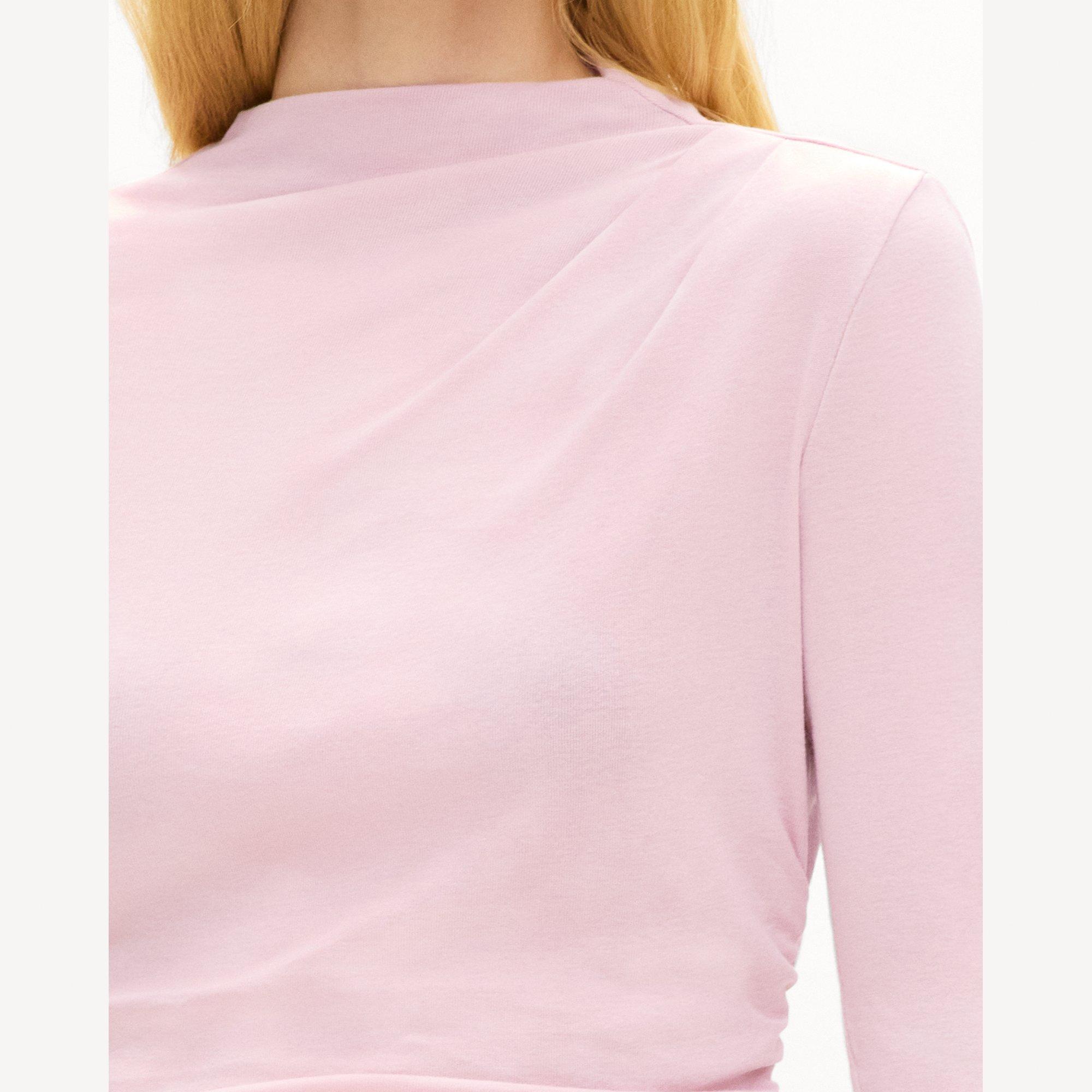 Mock Neck Top in Soft Rib
