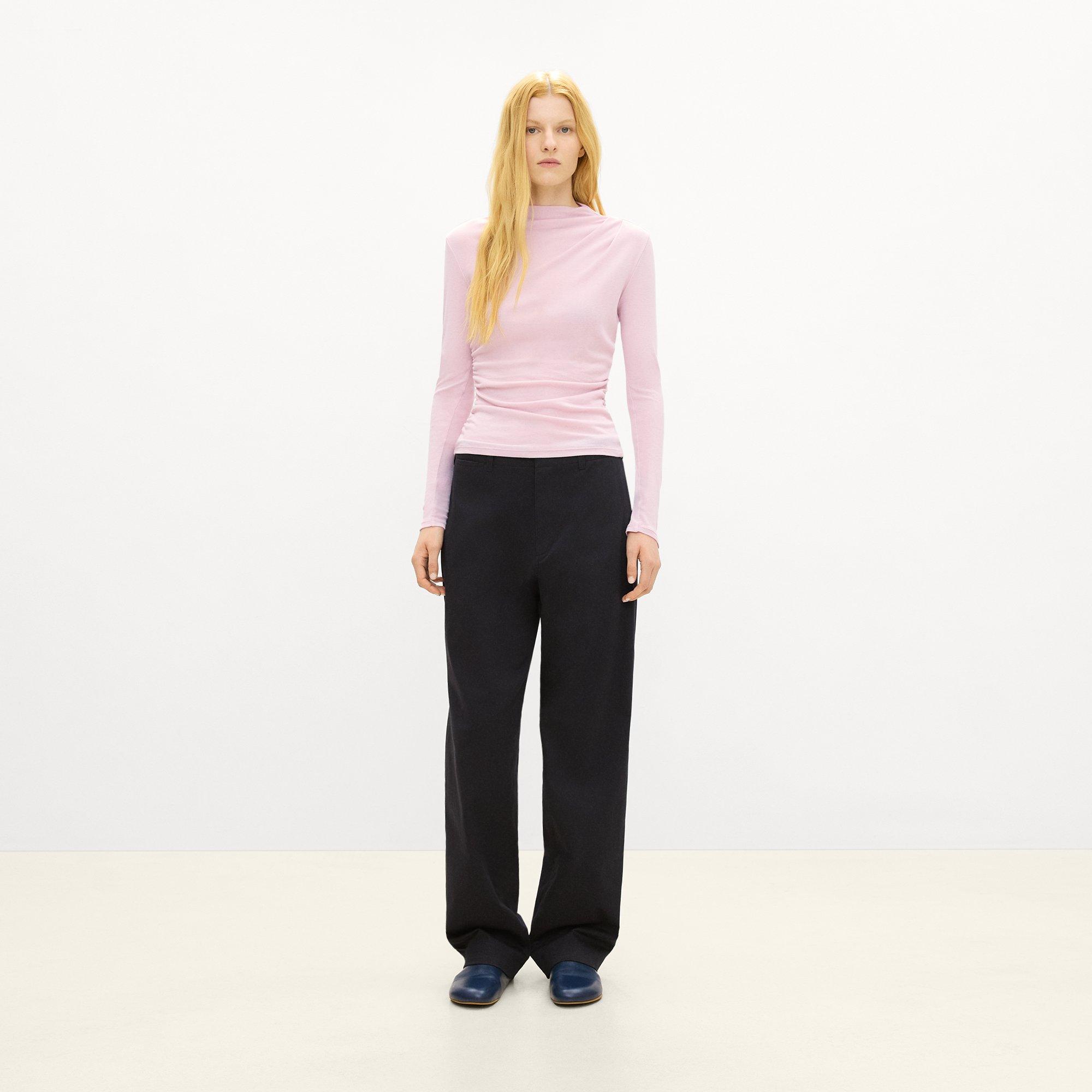 Mock Neck Top in Soft Rib