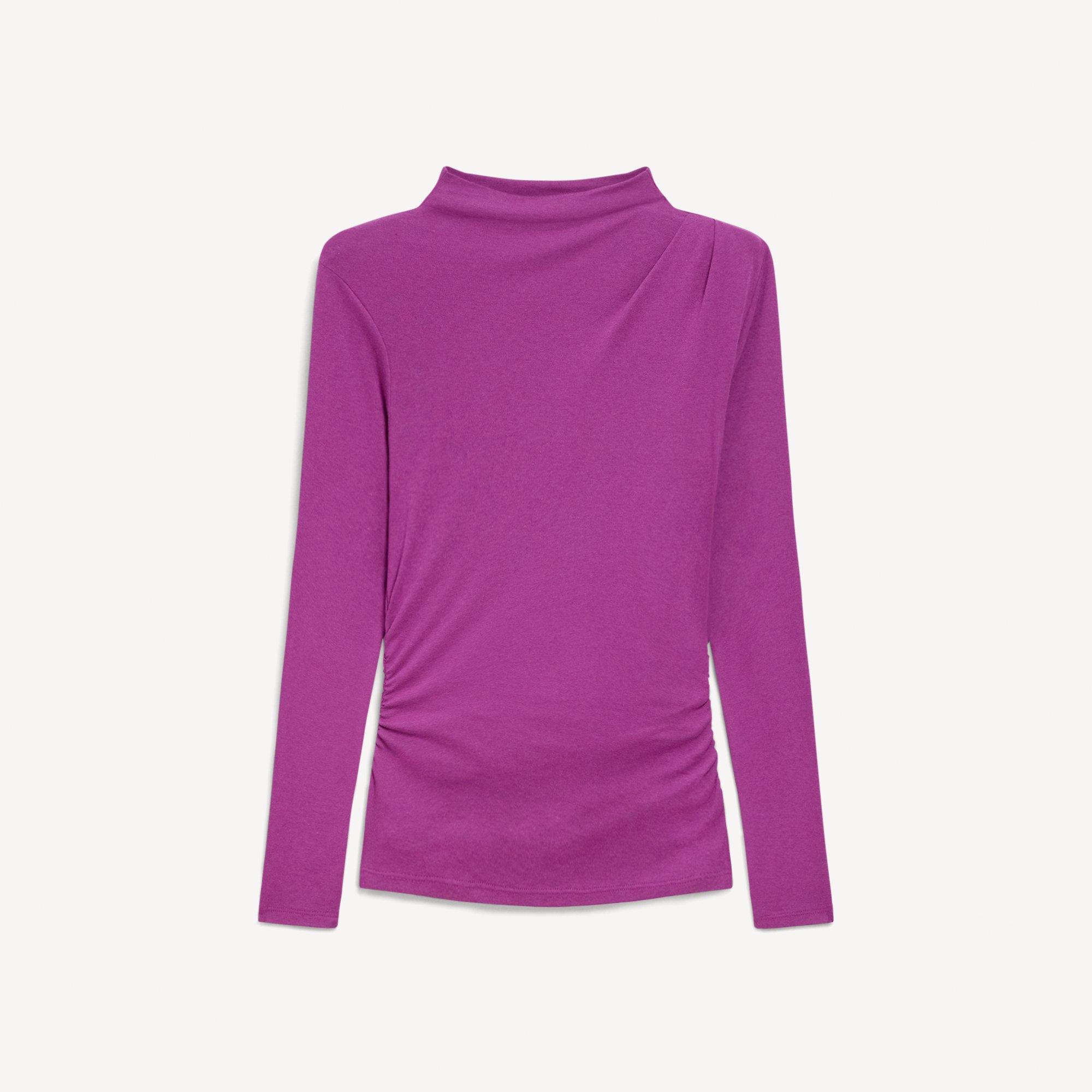 Mock Neck Top in Soft Rib