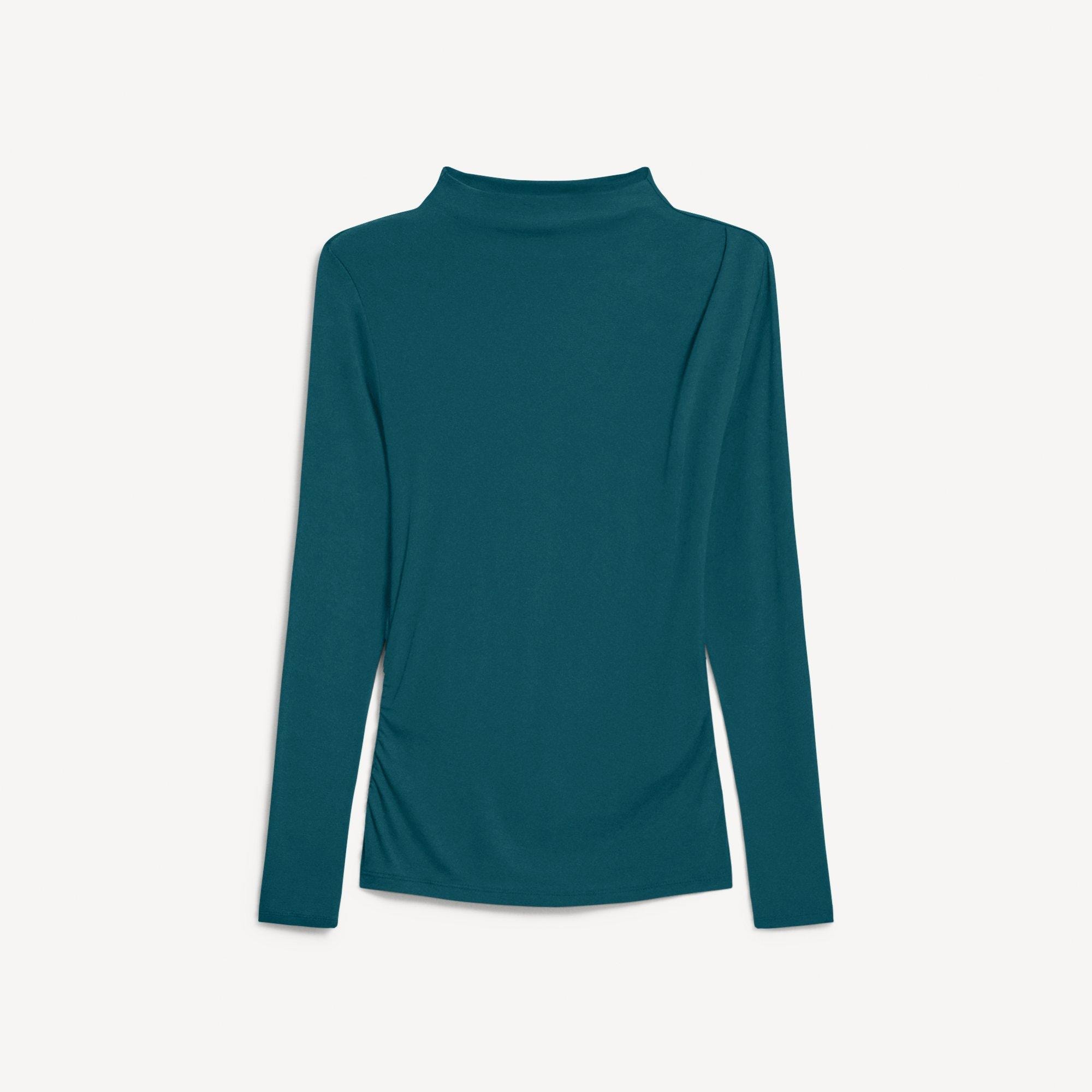 Mock Neck Top in Soft Rib