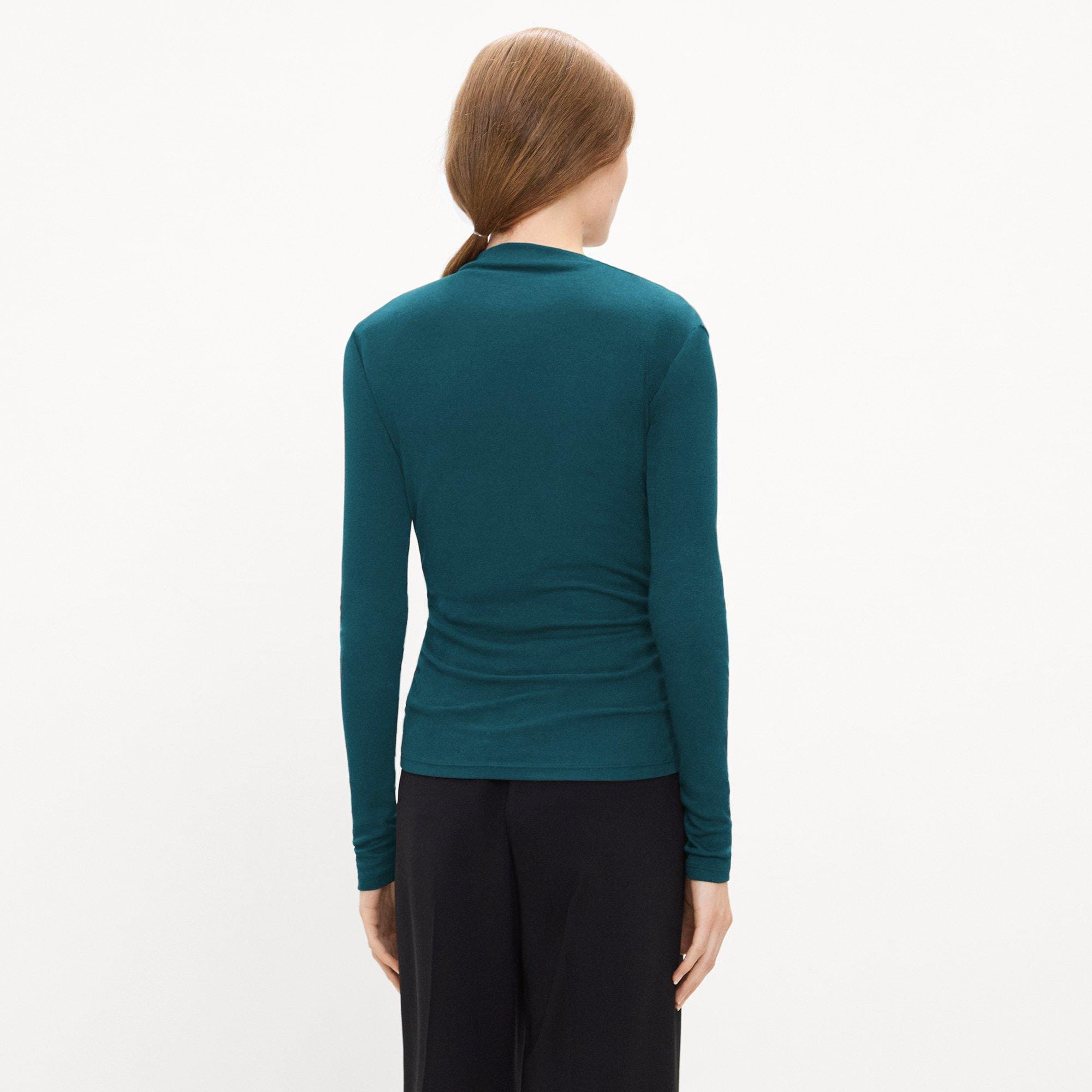 Mock Neck Top in Soft Rib