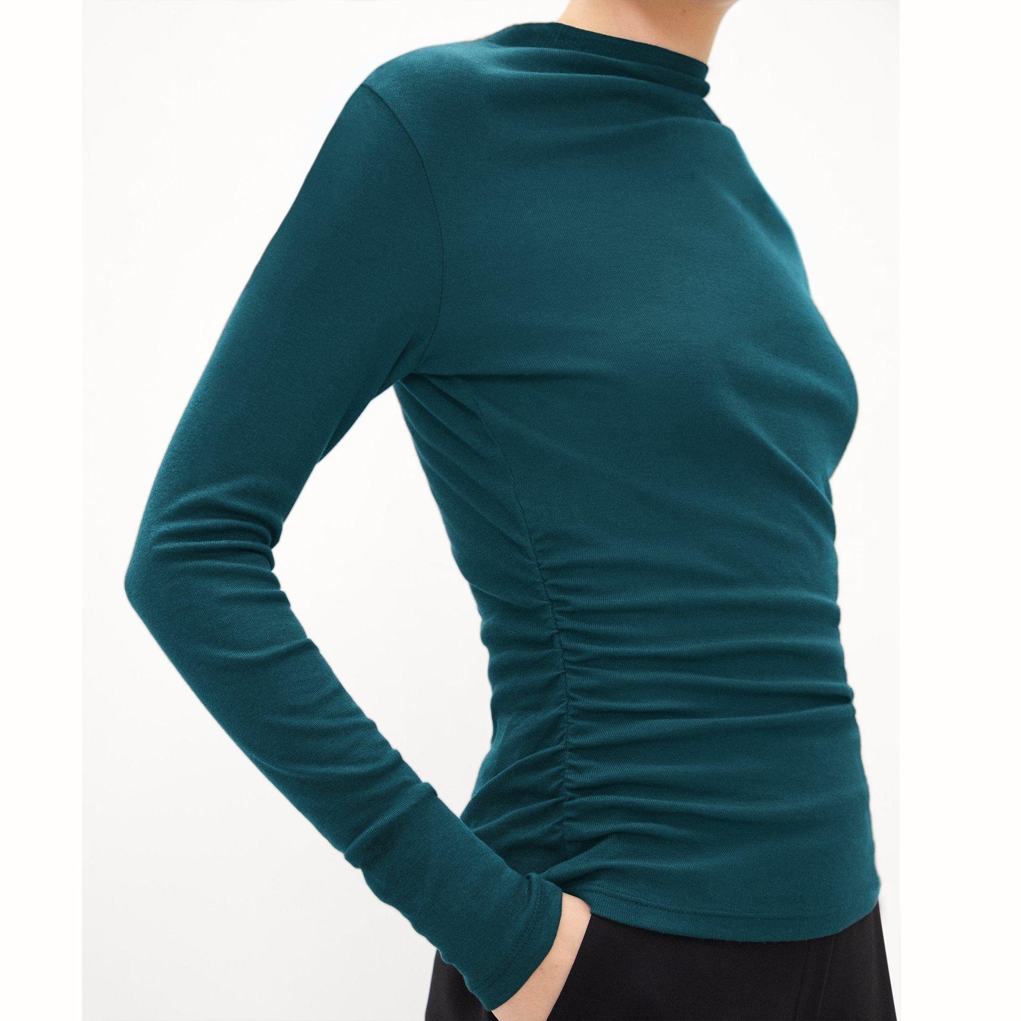 Mock Neck Top in Soft Rib