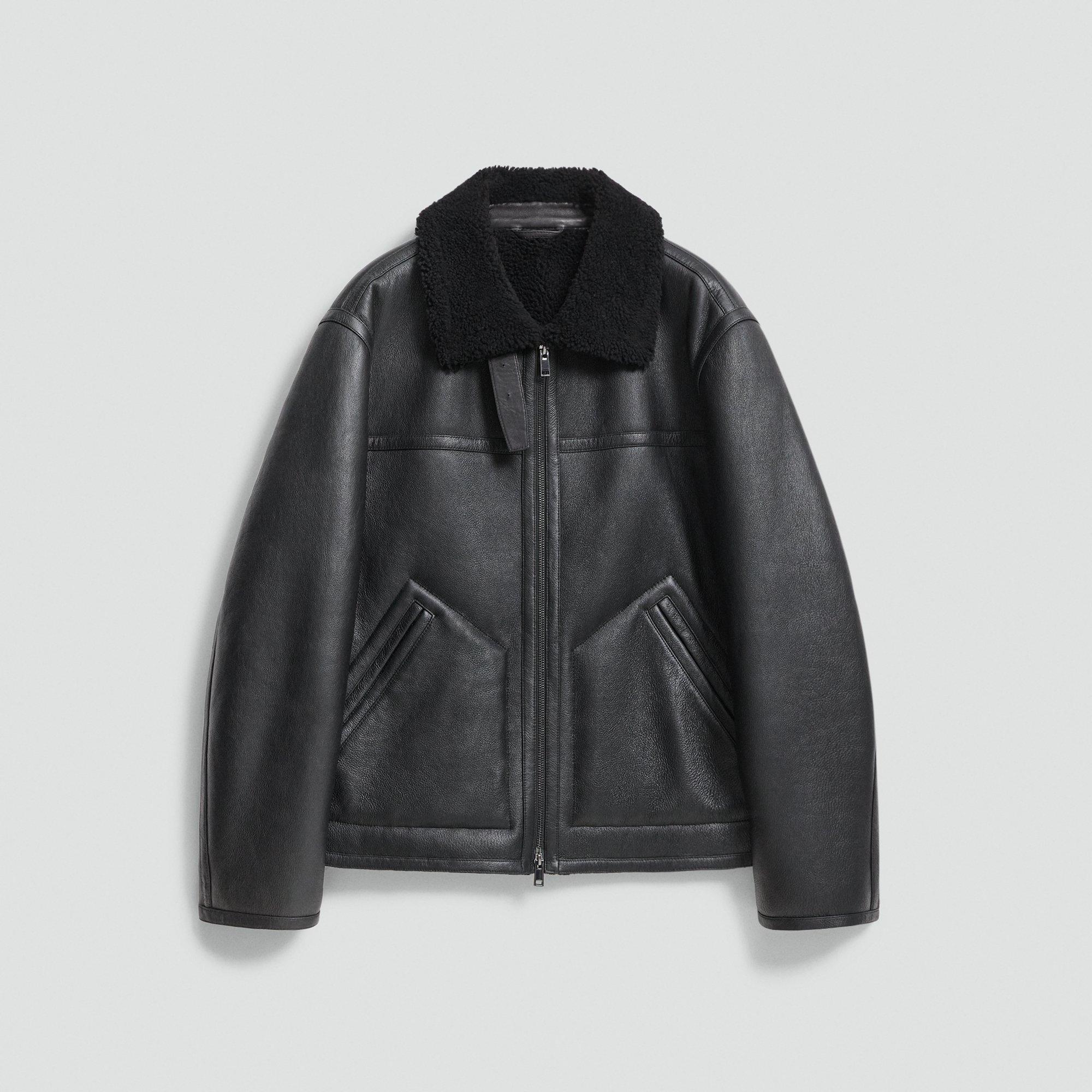 Shearling Aviator Jacket | Theory
