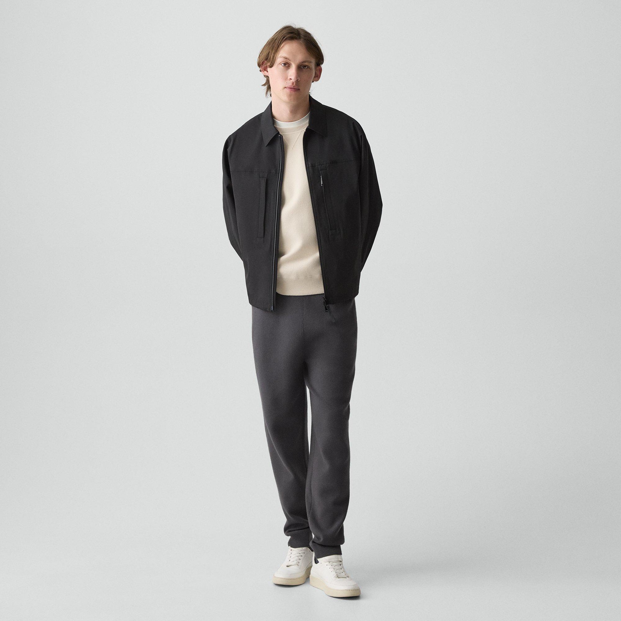 Theory Official Site | Zip Jacket in Organic Cotton-Blend