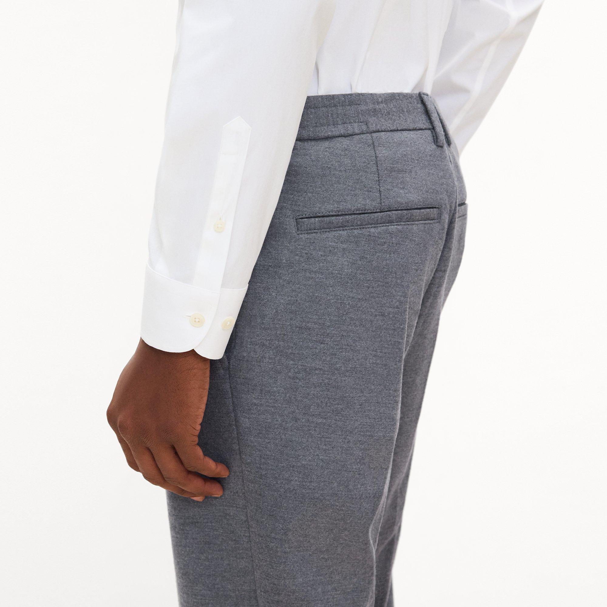 Zaine Drawstring Trousers in Wool-Blend Knit