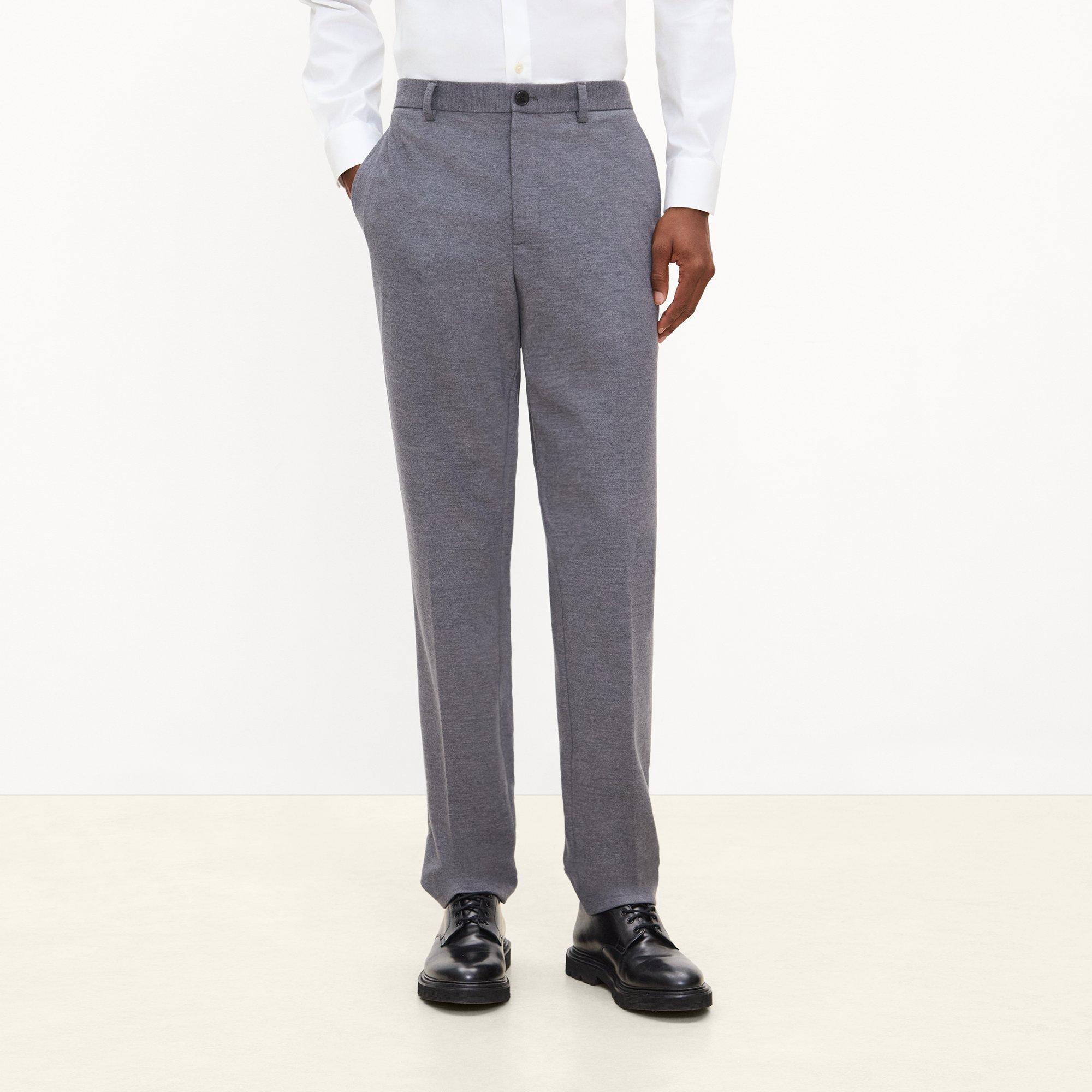 Zaine Drawstring Trousers in Wool-Blend Knit