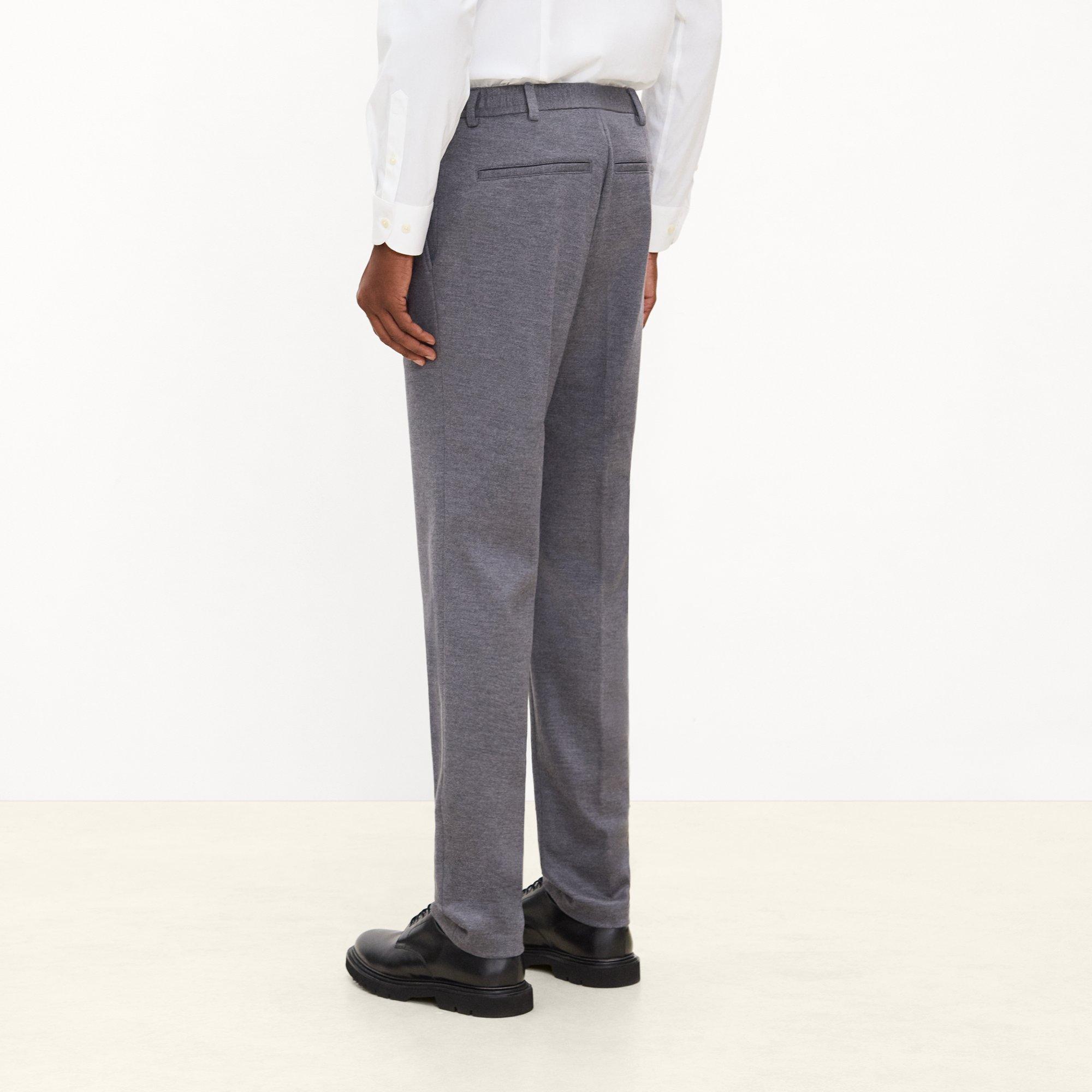Zaine Drawstring Trousers in Wool-Blend Knit