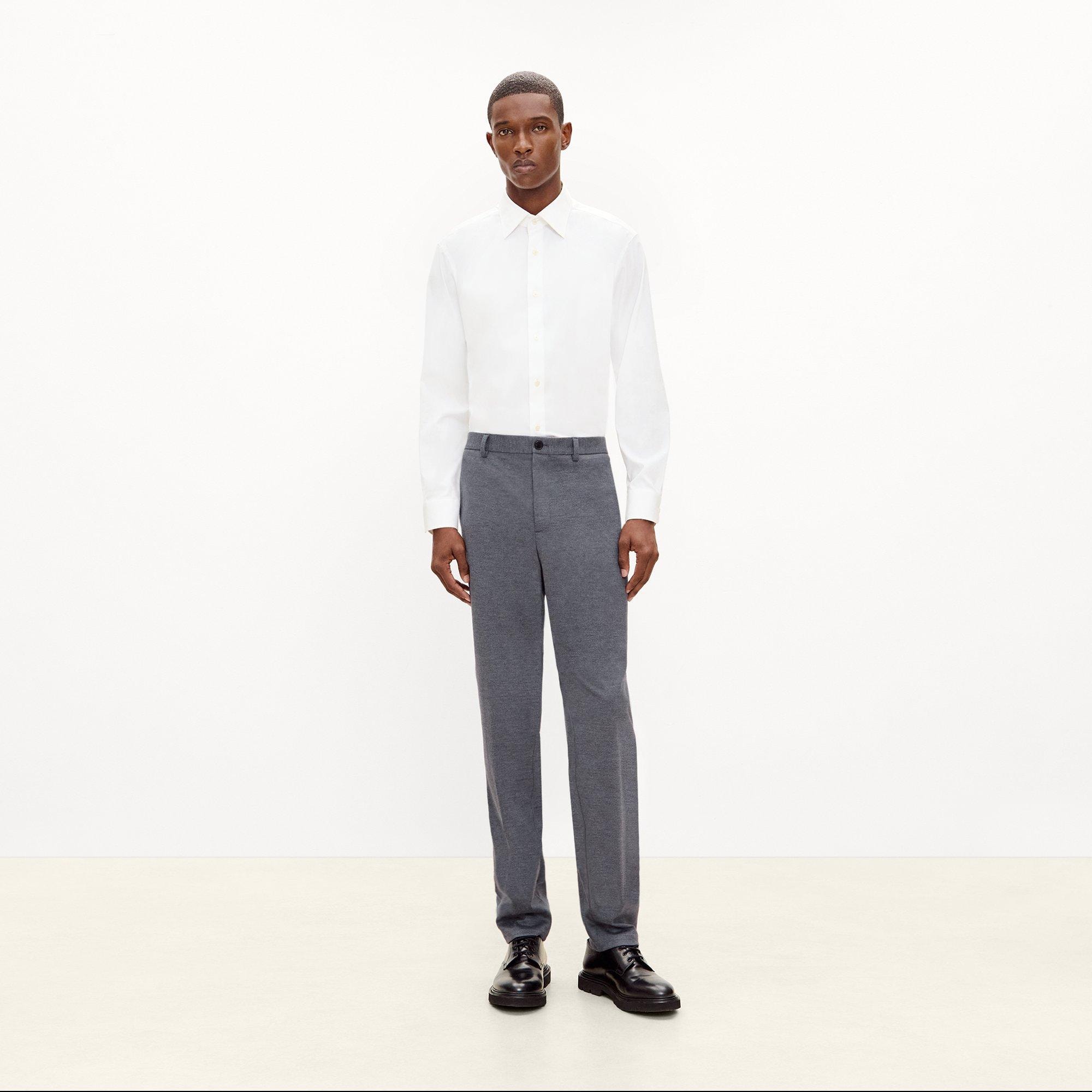 Zaine Drawstring Trousers in Wool-Blend Knit