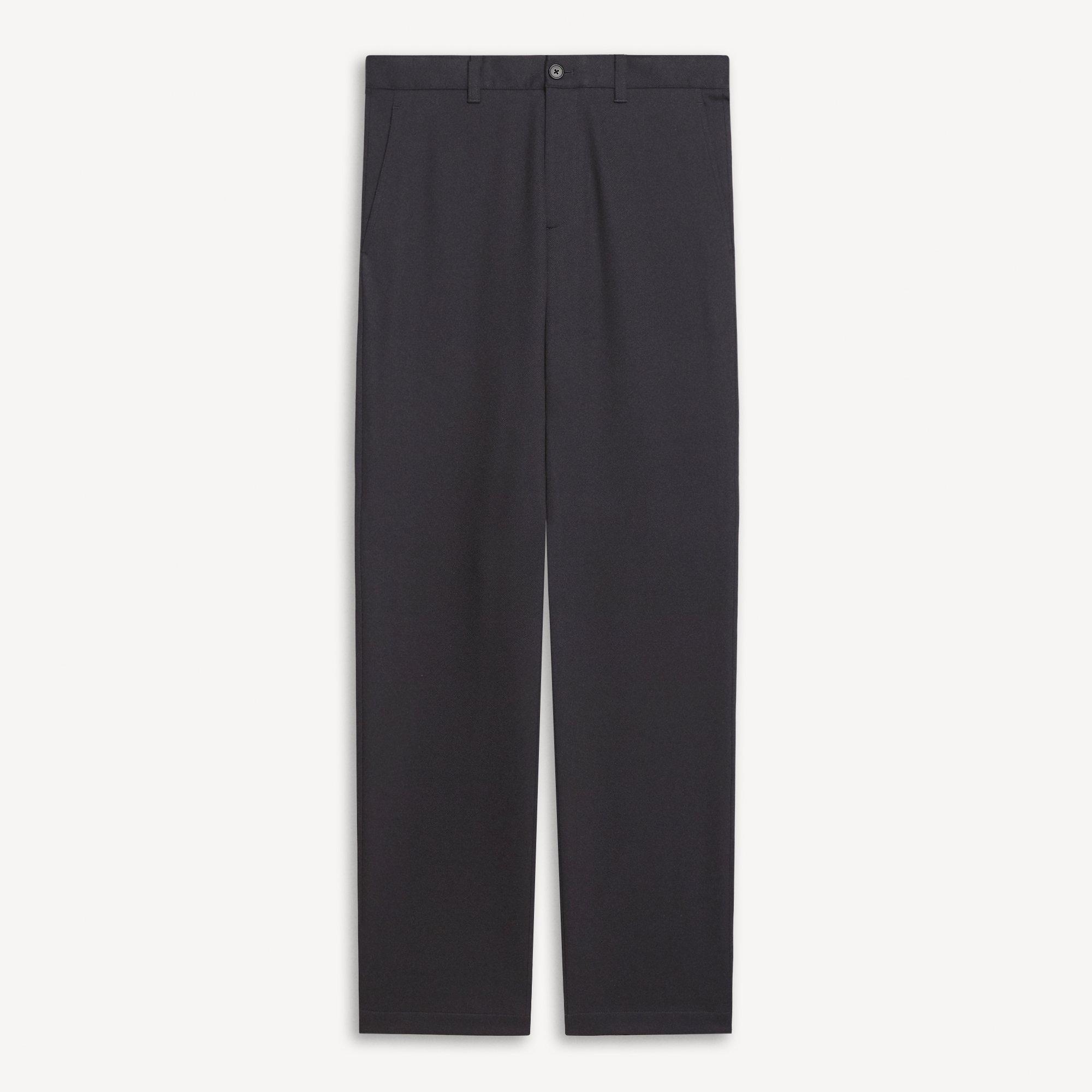 Straight Pant in Knit Twill