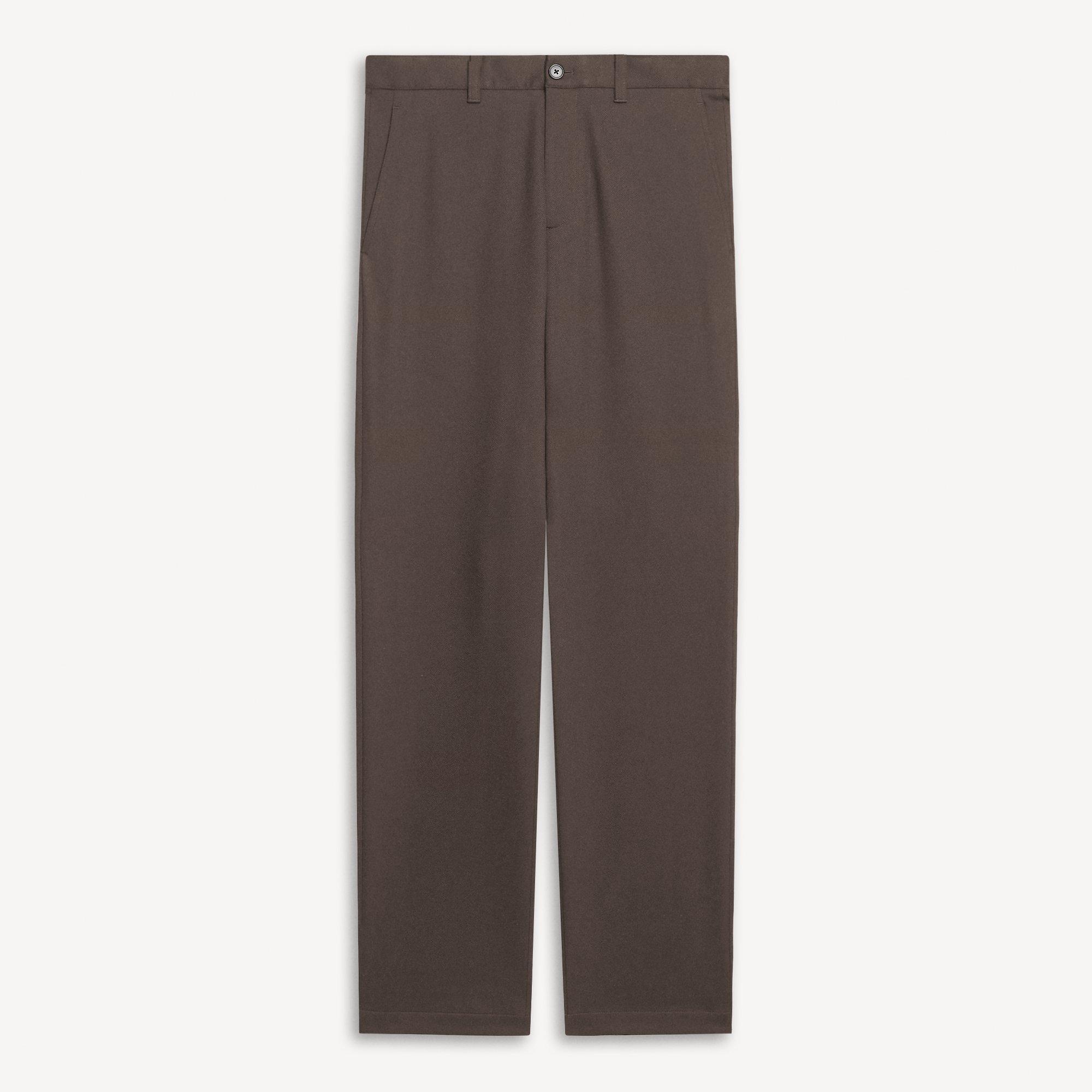 Straight Pant in Knit Twill