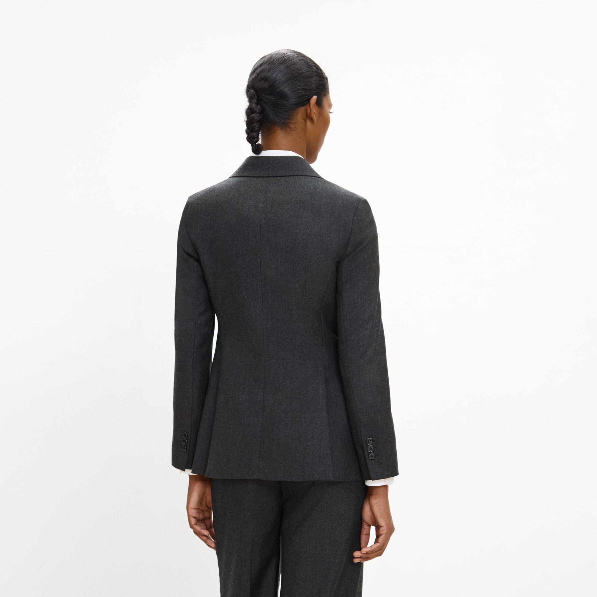 Lynnia Blazer in Sleek Flannel