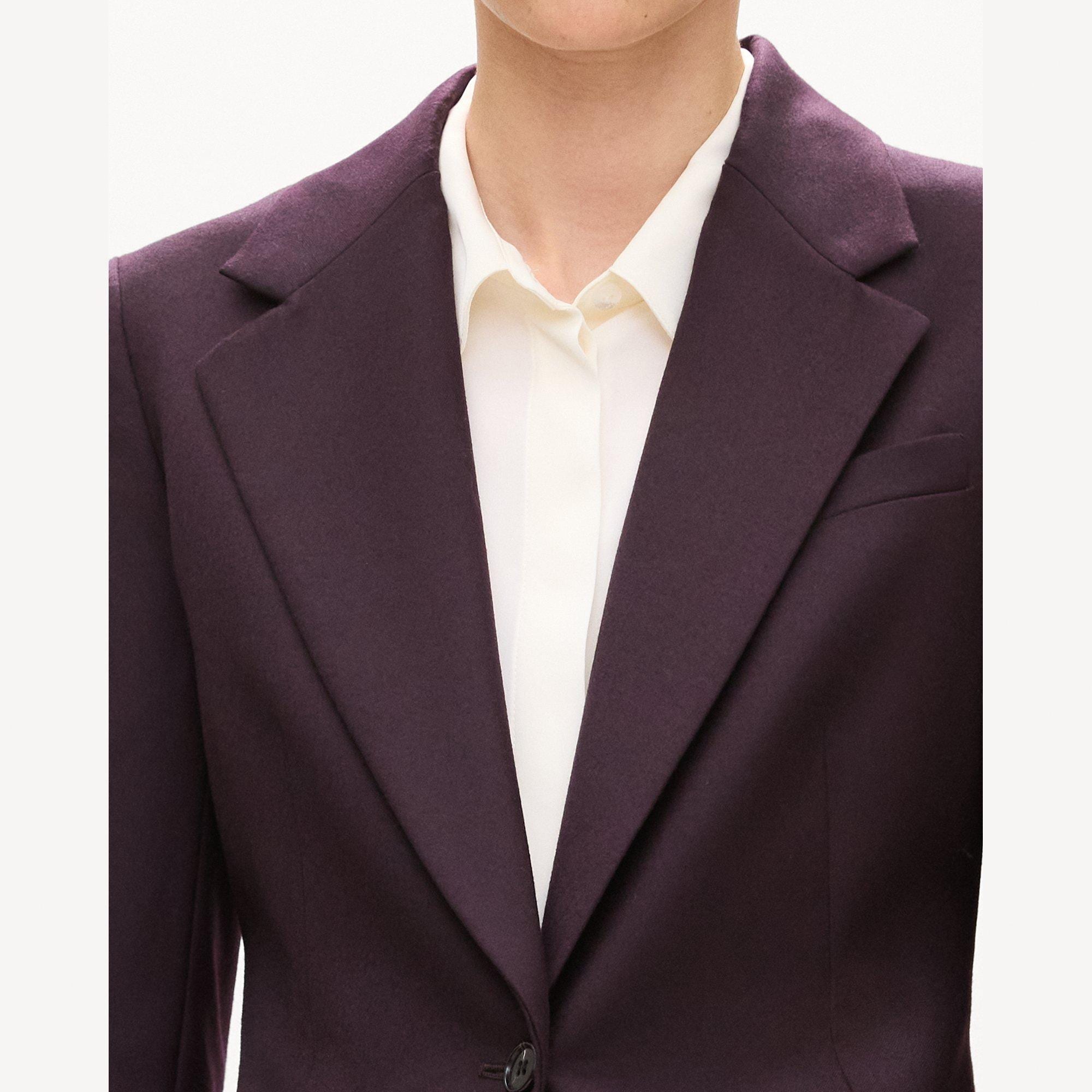 Lynnia Blazer in Sleek Flannel