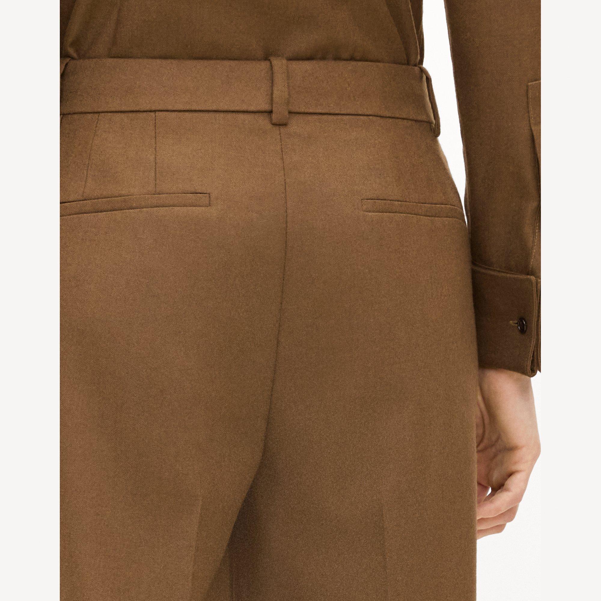 Classic Straight Pant in Sleek Flannel