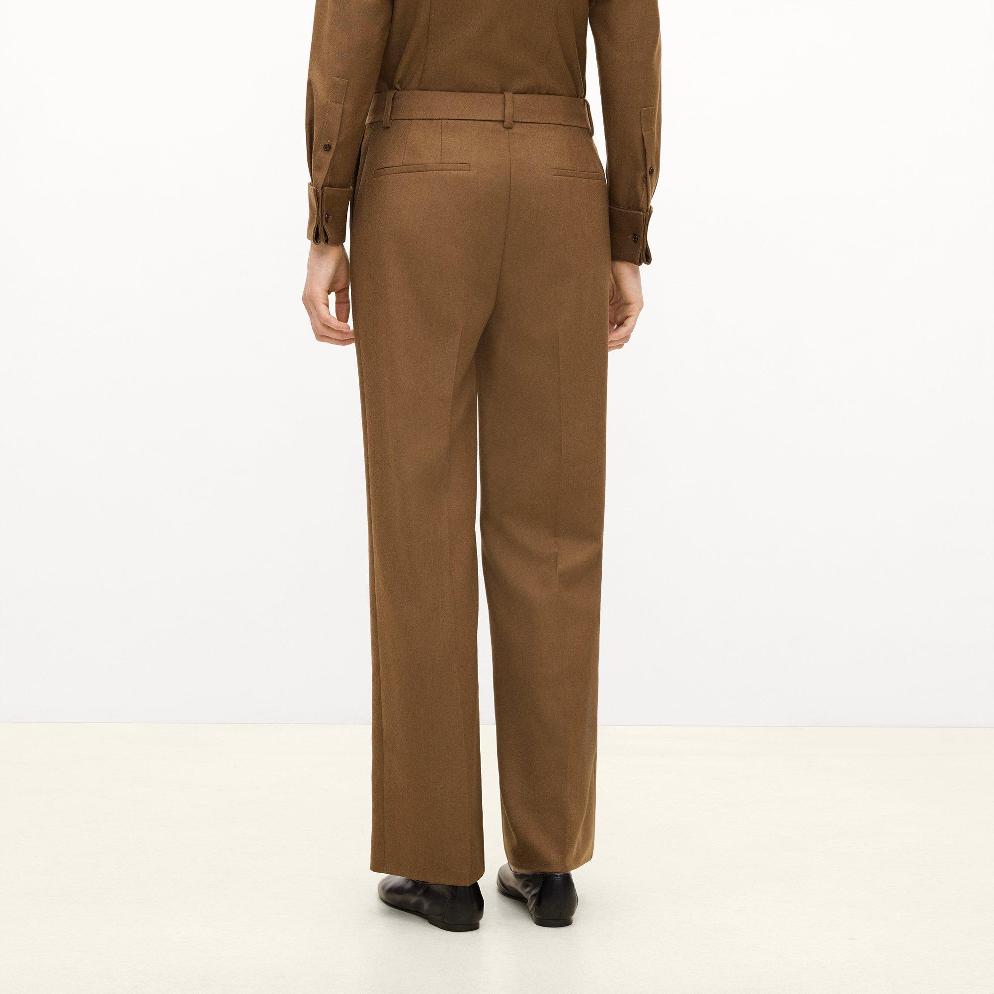 Classic Straight Pant in Sleek Flannel