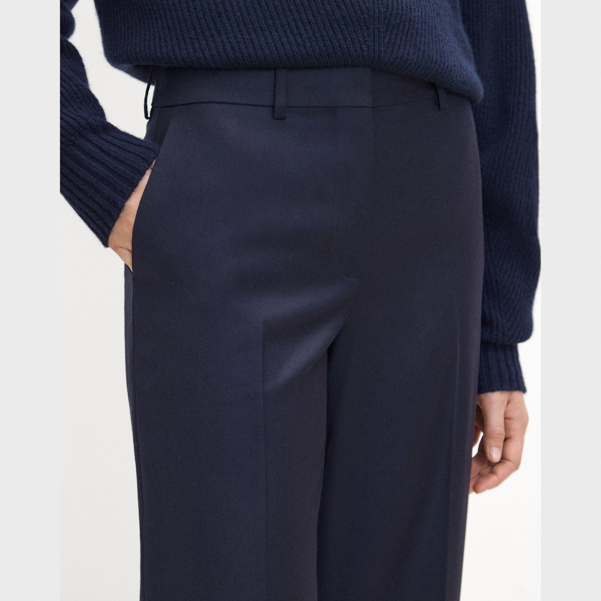 Classic Straight Pant in Sleek Flannel