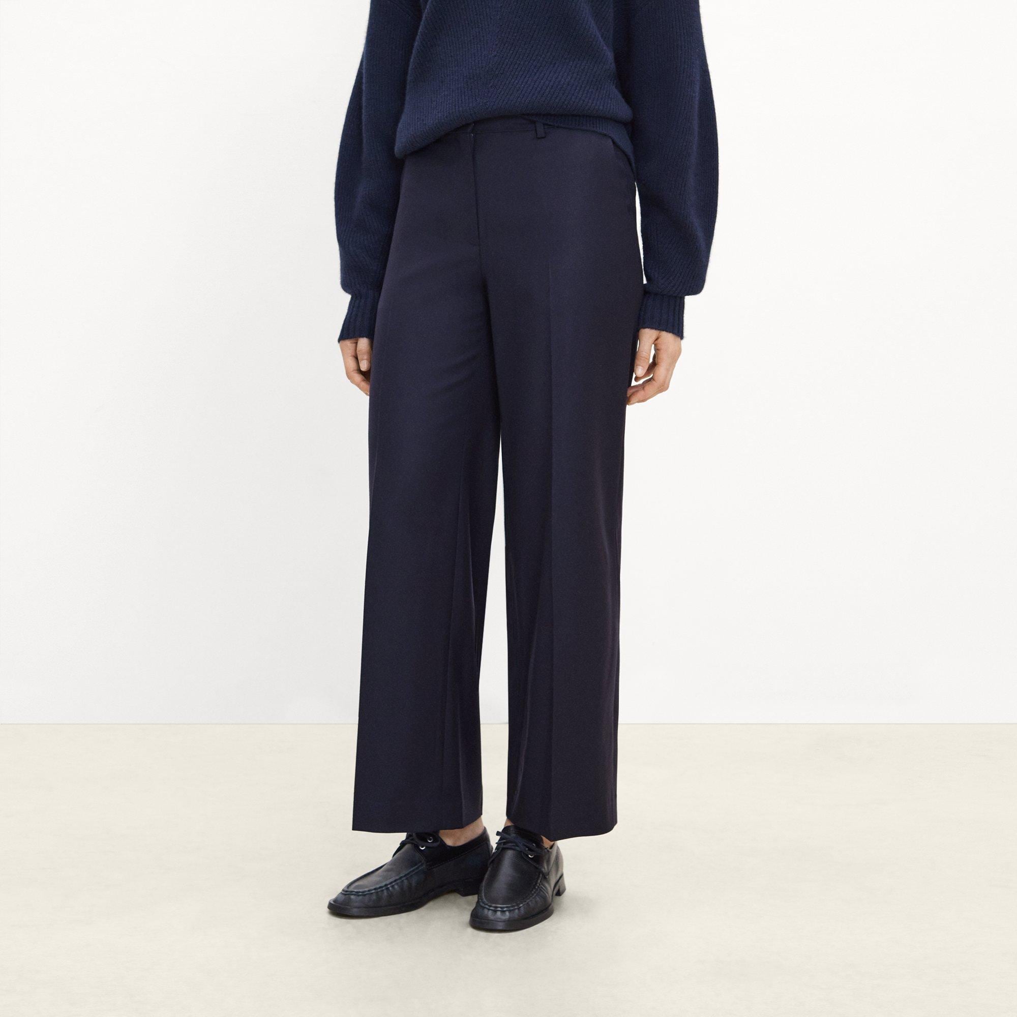 Classic Straight Pant in Sleek Flannel