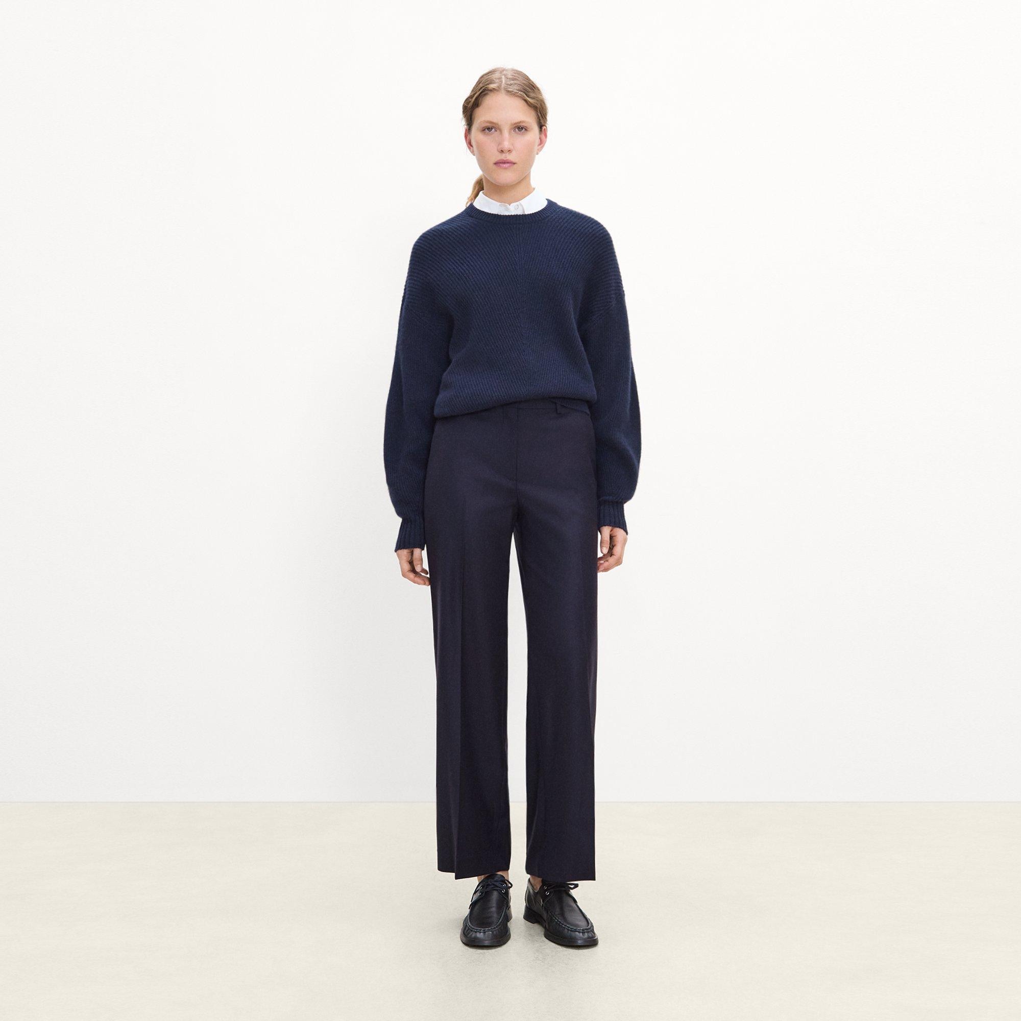 Classic Straight Pant in Sleek Flannel