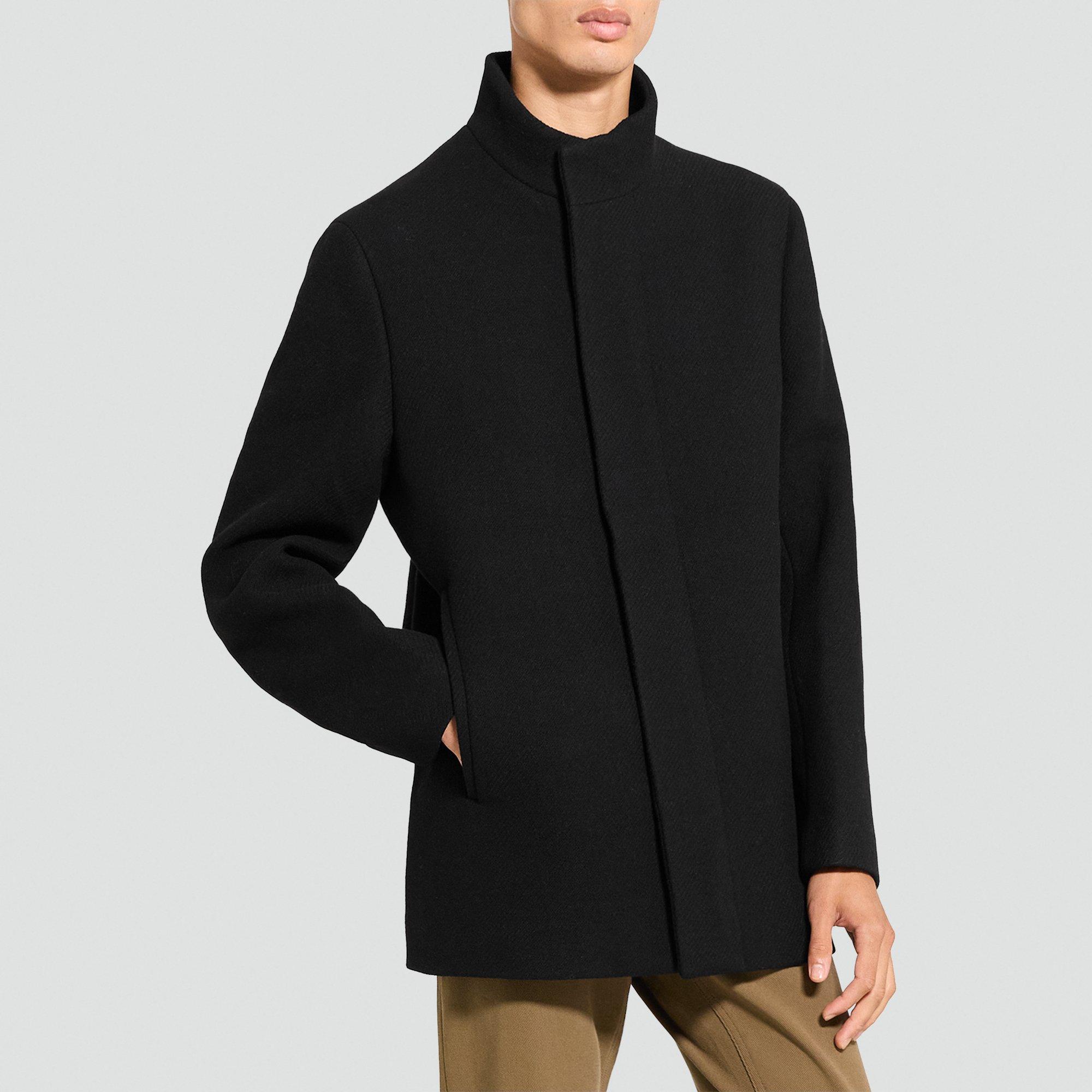 Clarence Jacket in Textured Wool-Blend