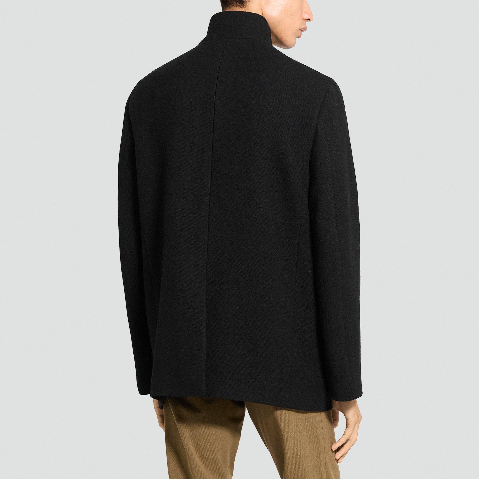 Clarence Jacket in Textured Wool-Blend