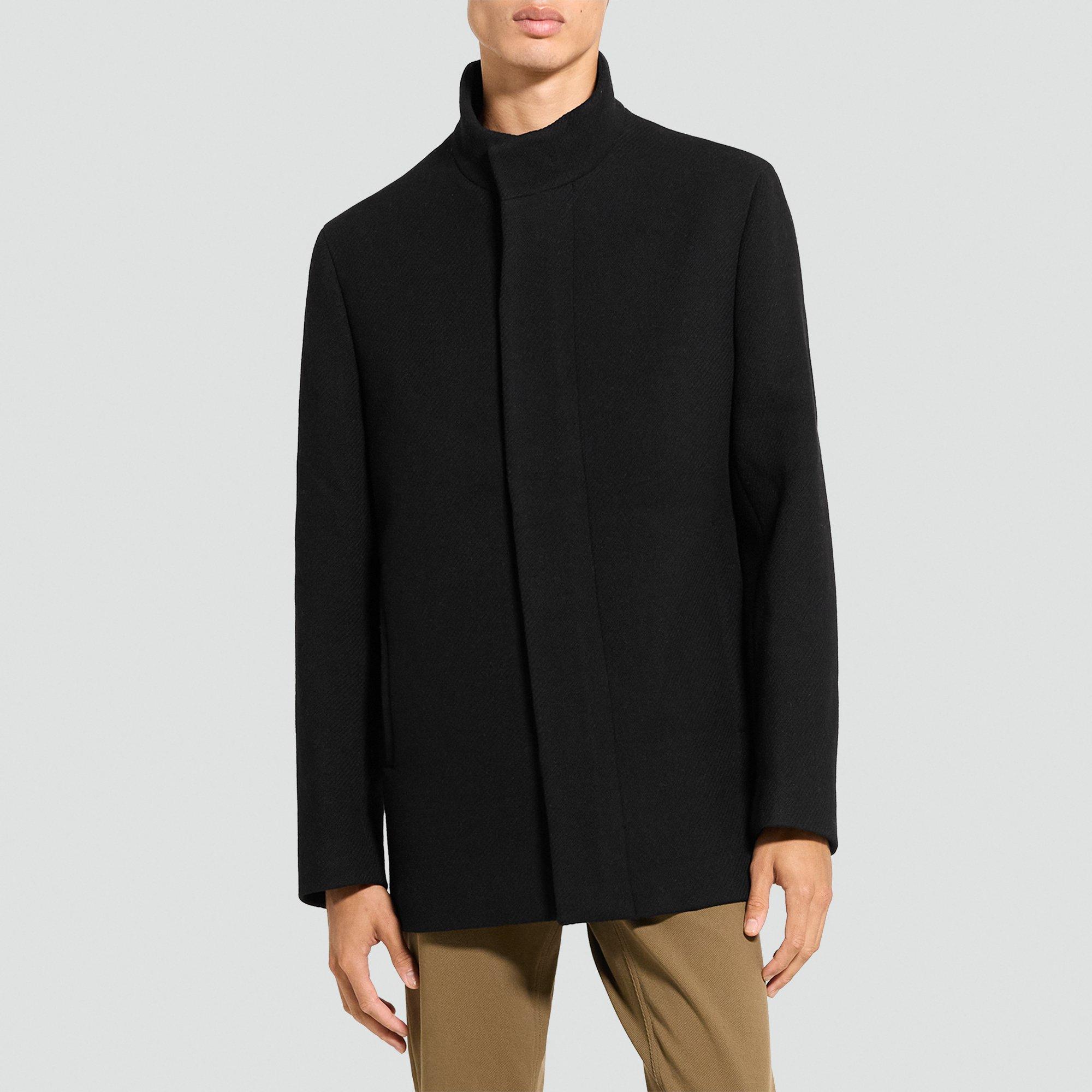 Clarence Jacket in Textured Wool-Blend
