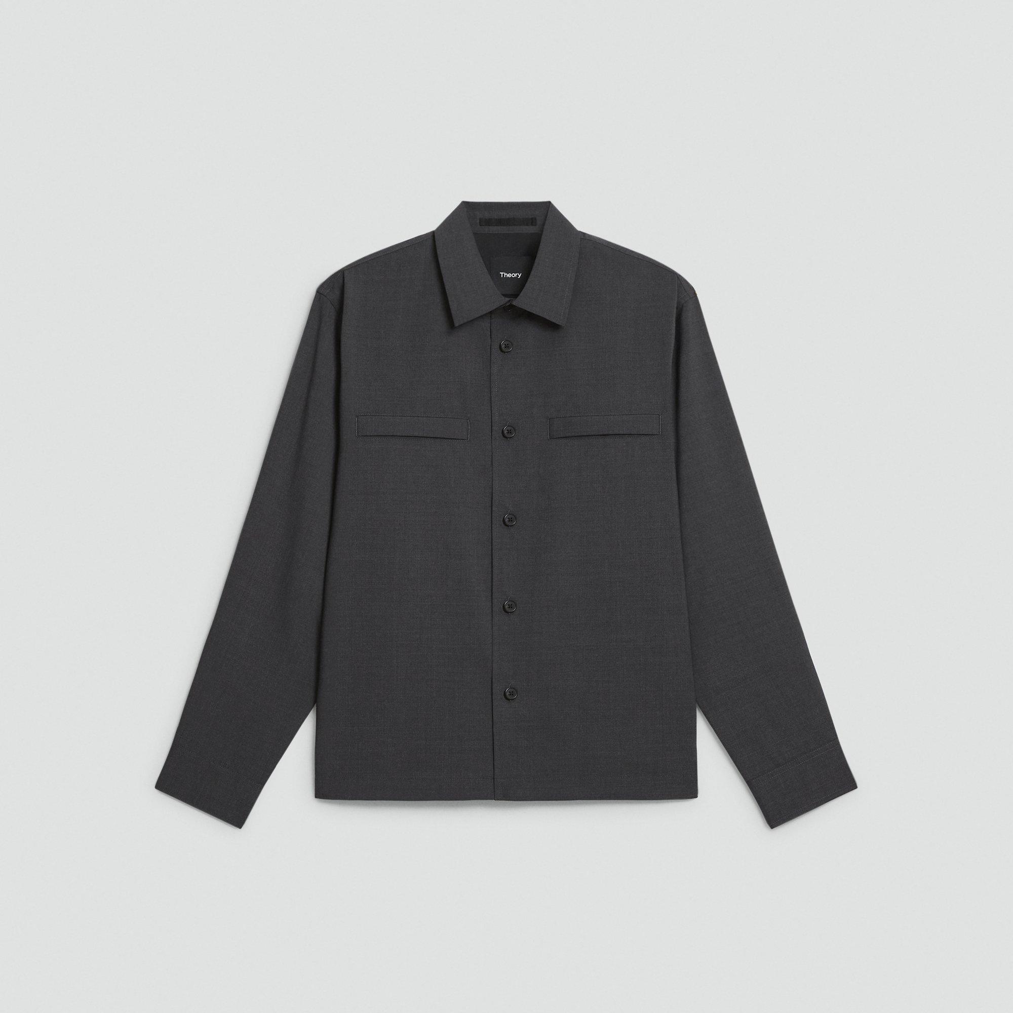 Utility Overshirt in Motion Wool