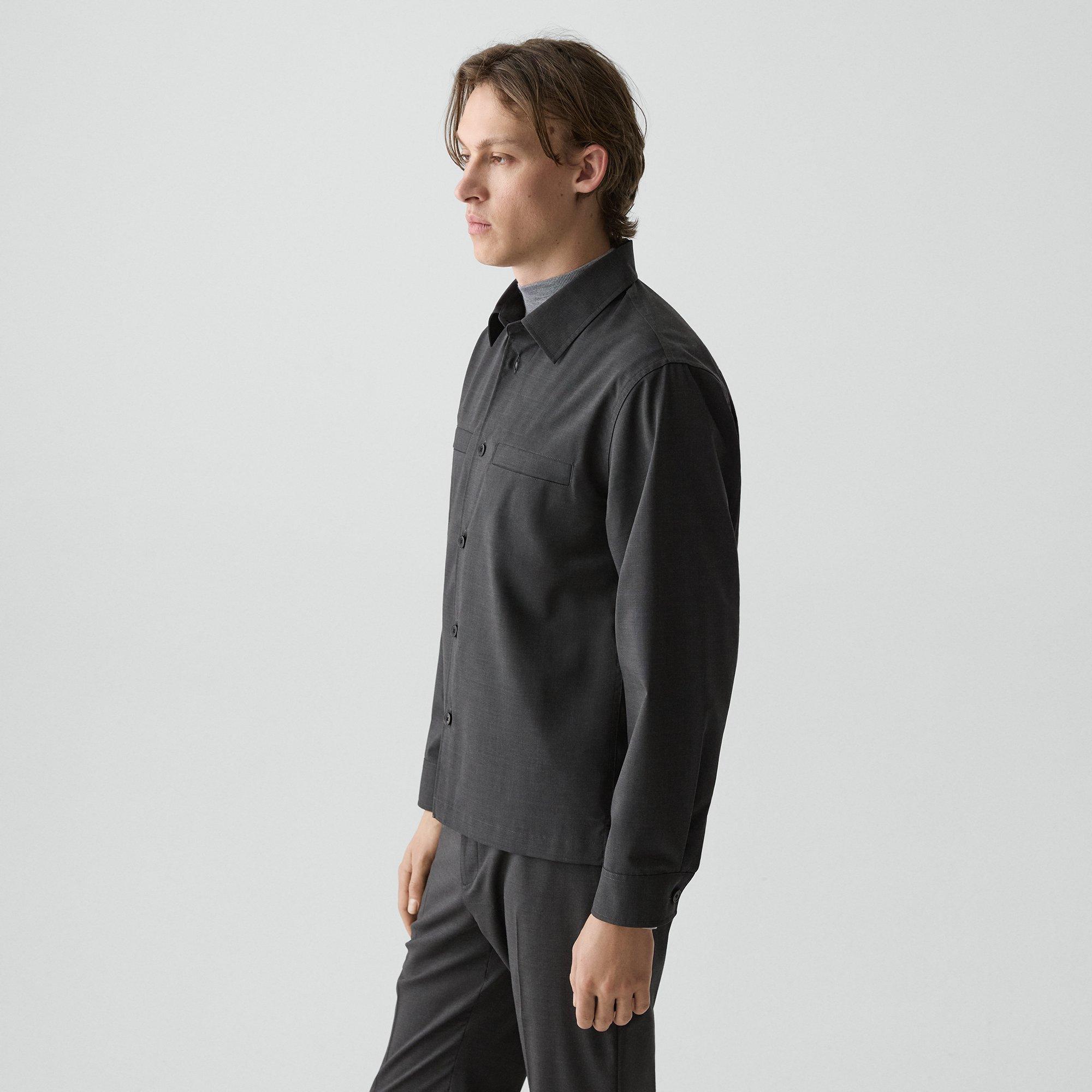 Utility Overshirt in Motion Wool
