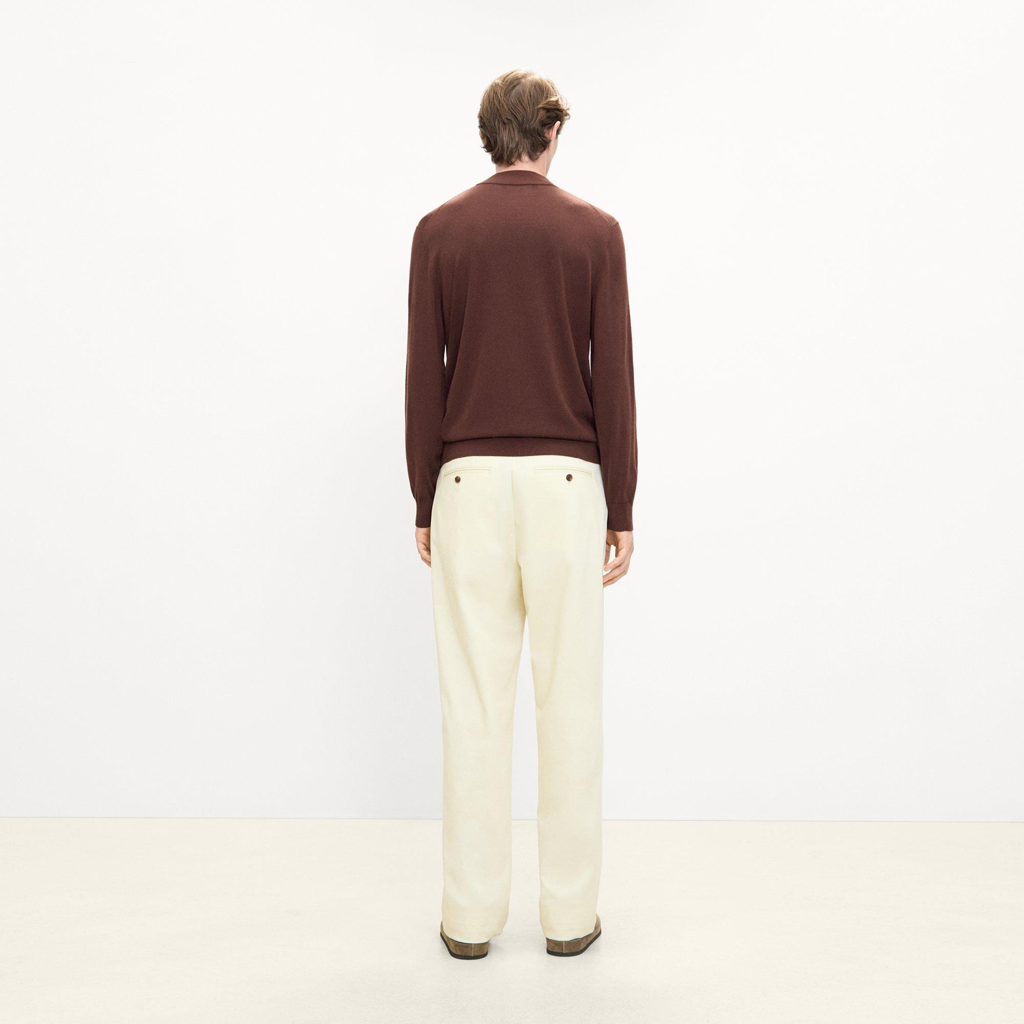 Mock Neck Sweater in Regal Wool