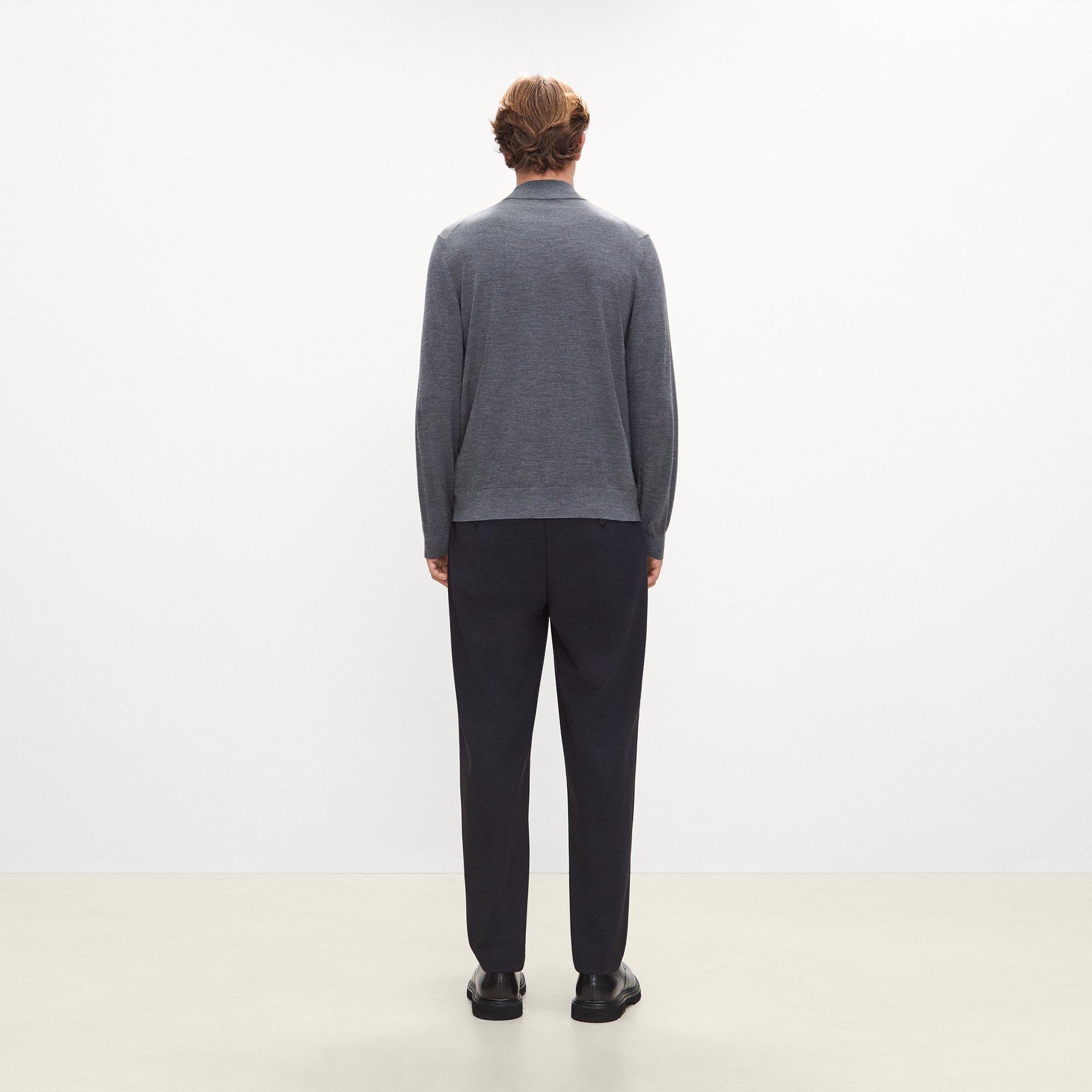 Mock Neck Sweater in Regal Wool