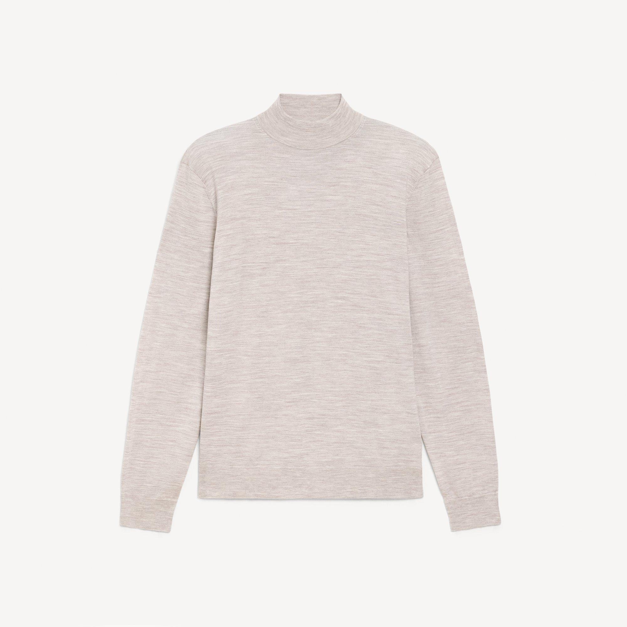 Mock Neck Sweater in Regal Wool
