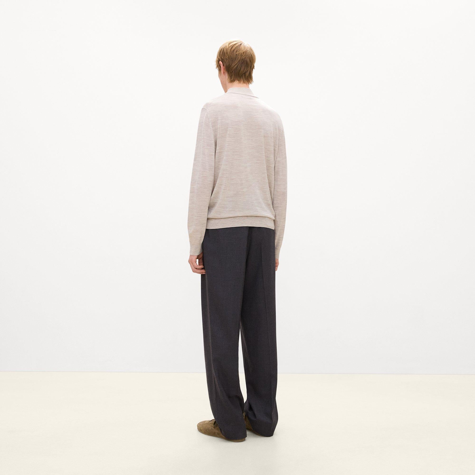 Mock Neck Sweater in Regal Wool