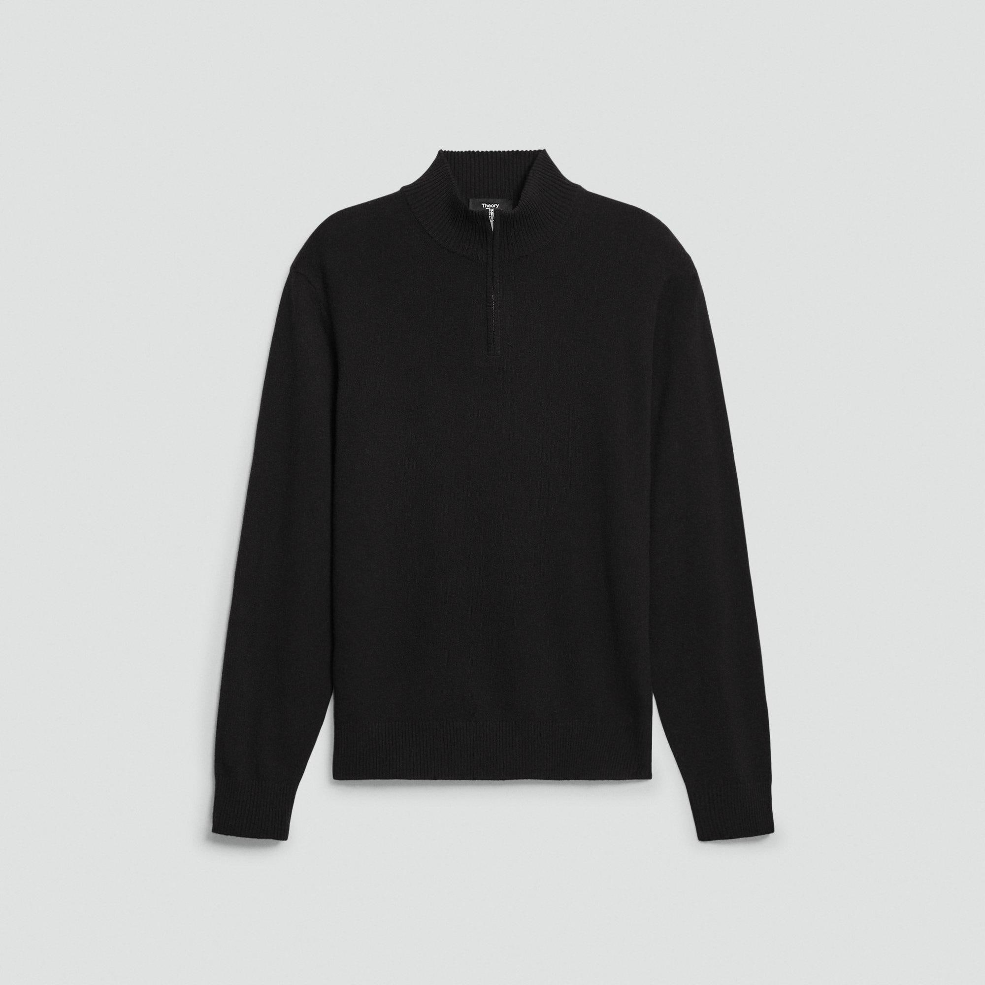 Men's Cashmere Quarter-Zip Sweater in Baltic | Theory
