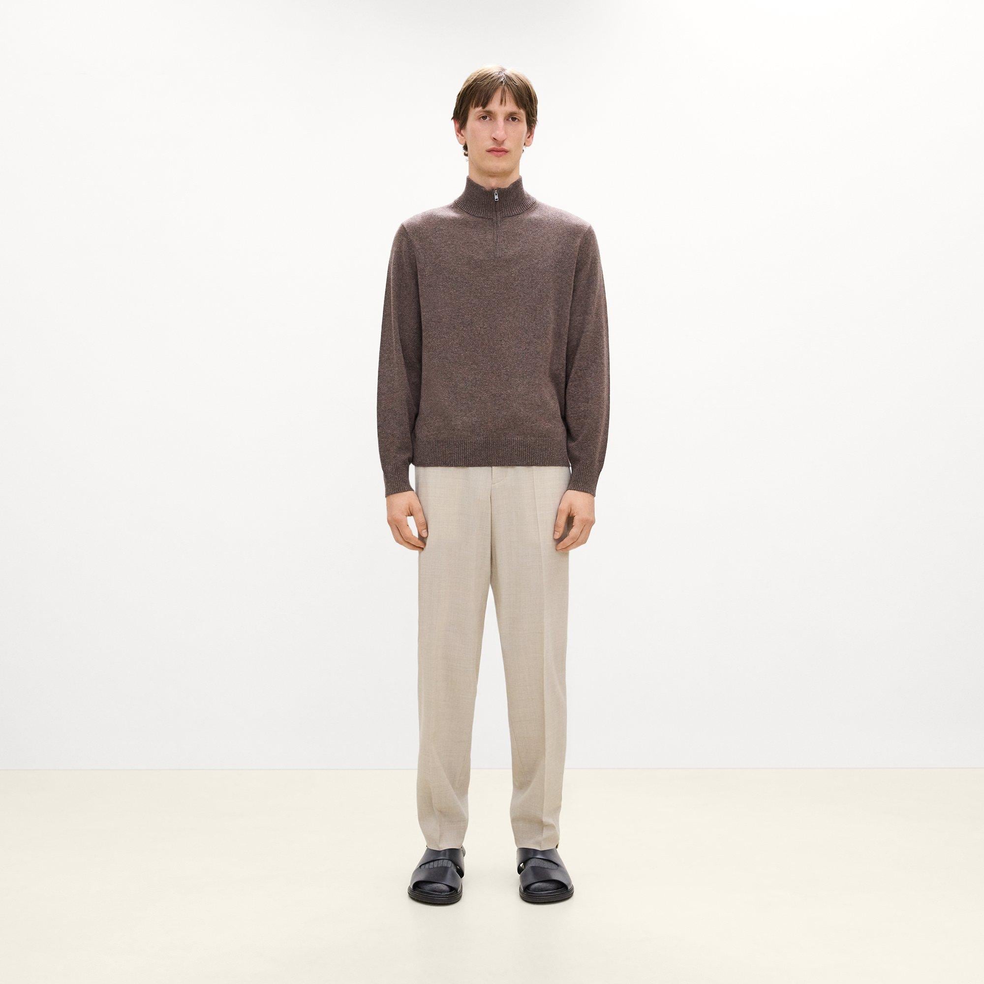 Hilles Quarter-Zip Sweater in Cashmere