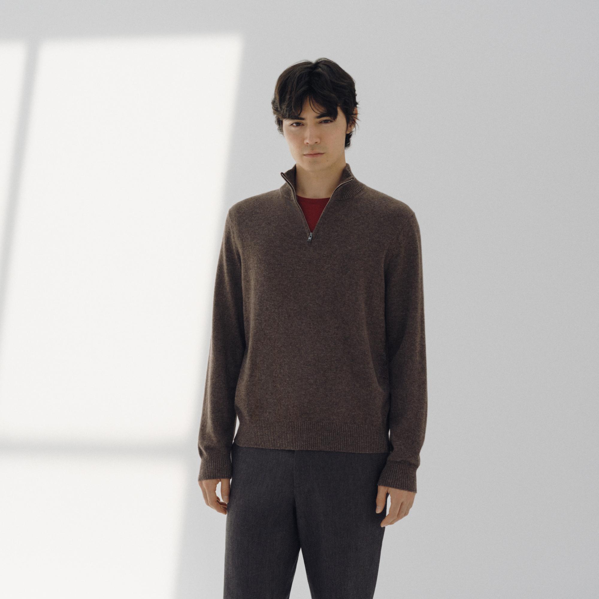 Hilles Quarter-Zip Sweater in Cashmere