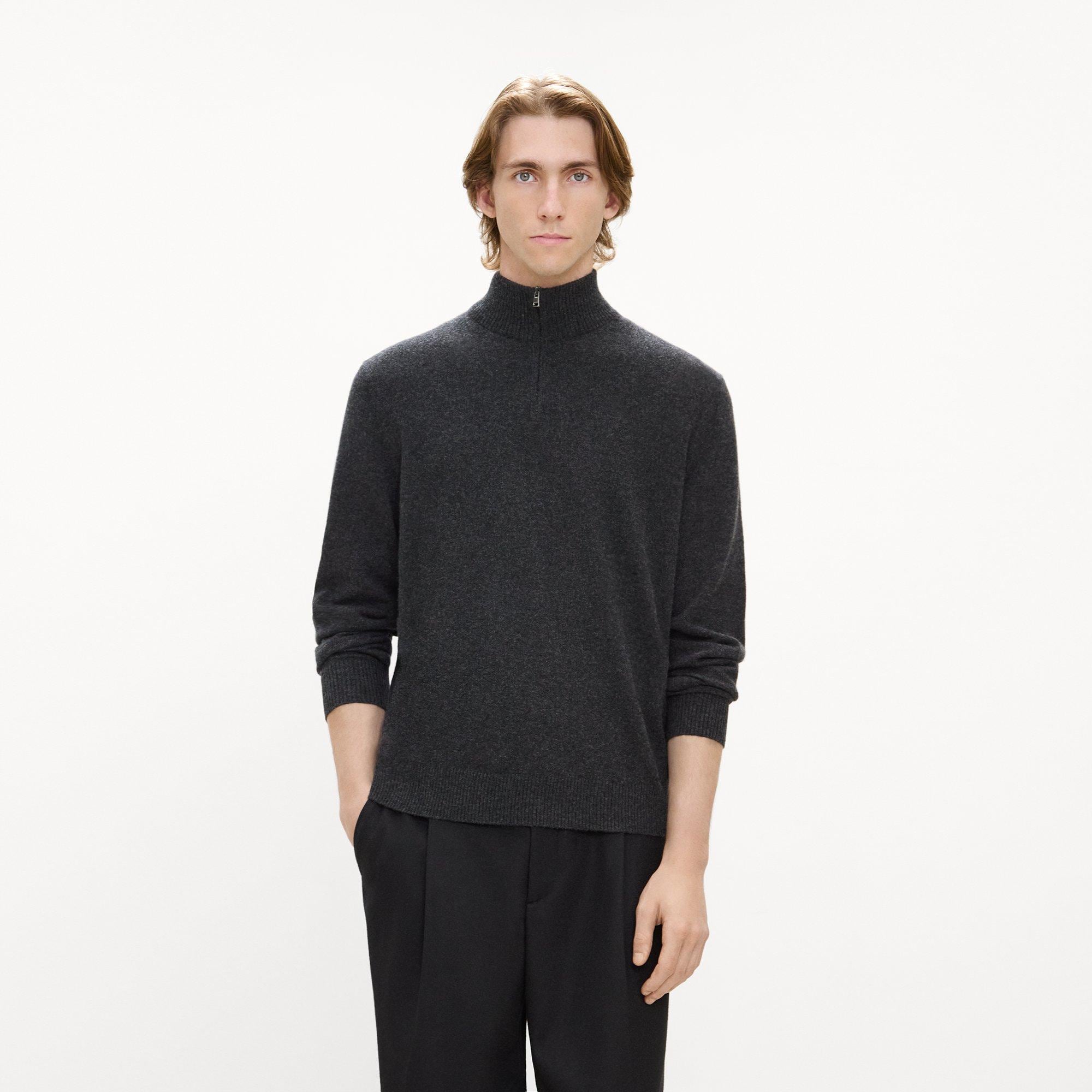 Hilles Quarter-Zip Sweater in Cashmere