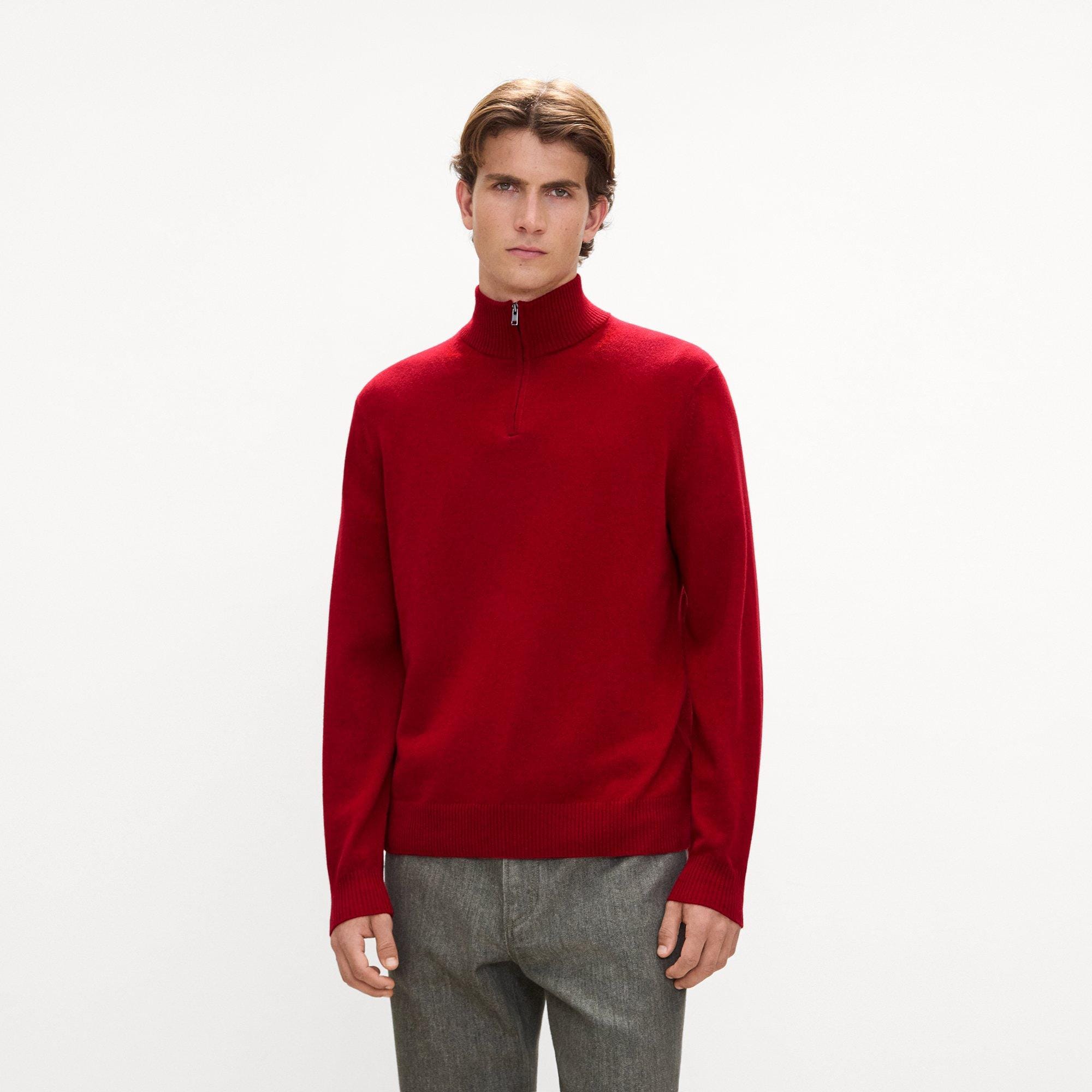 Hilles Quarter-Zip Sweater in Cashmere