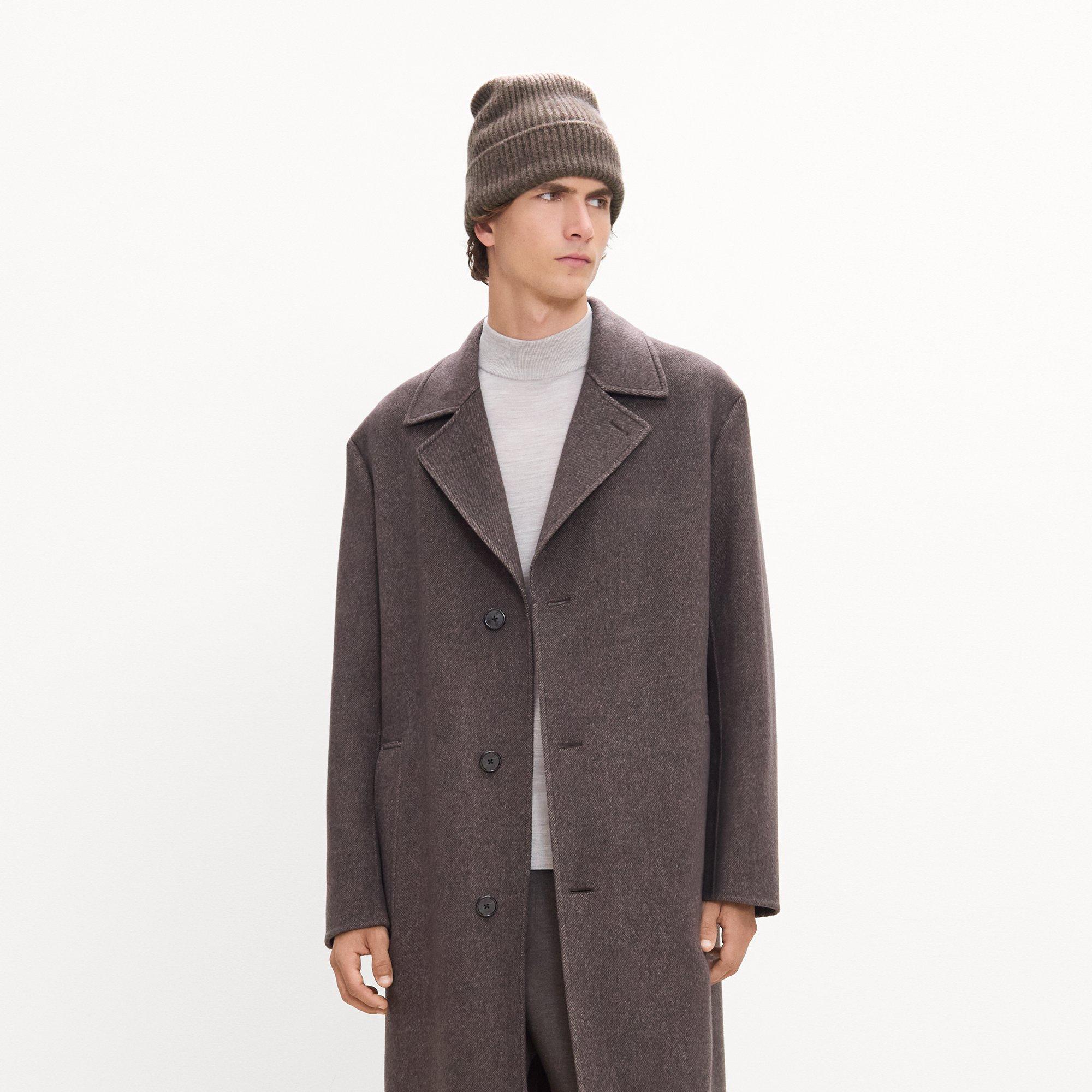 Ribbed Beanie in Cashmere