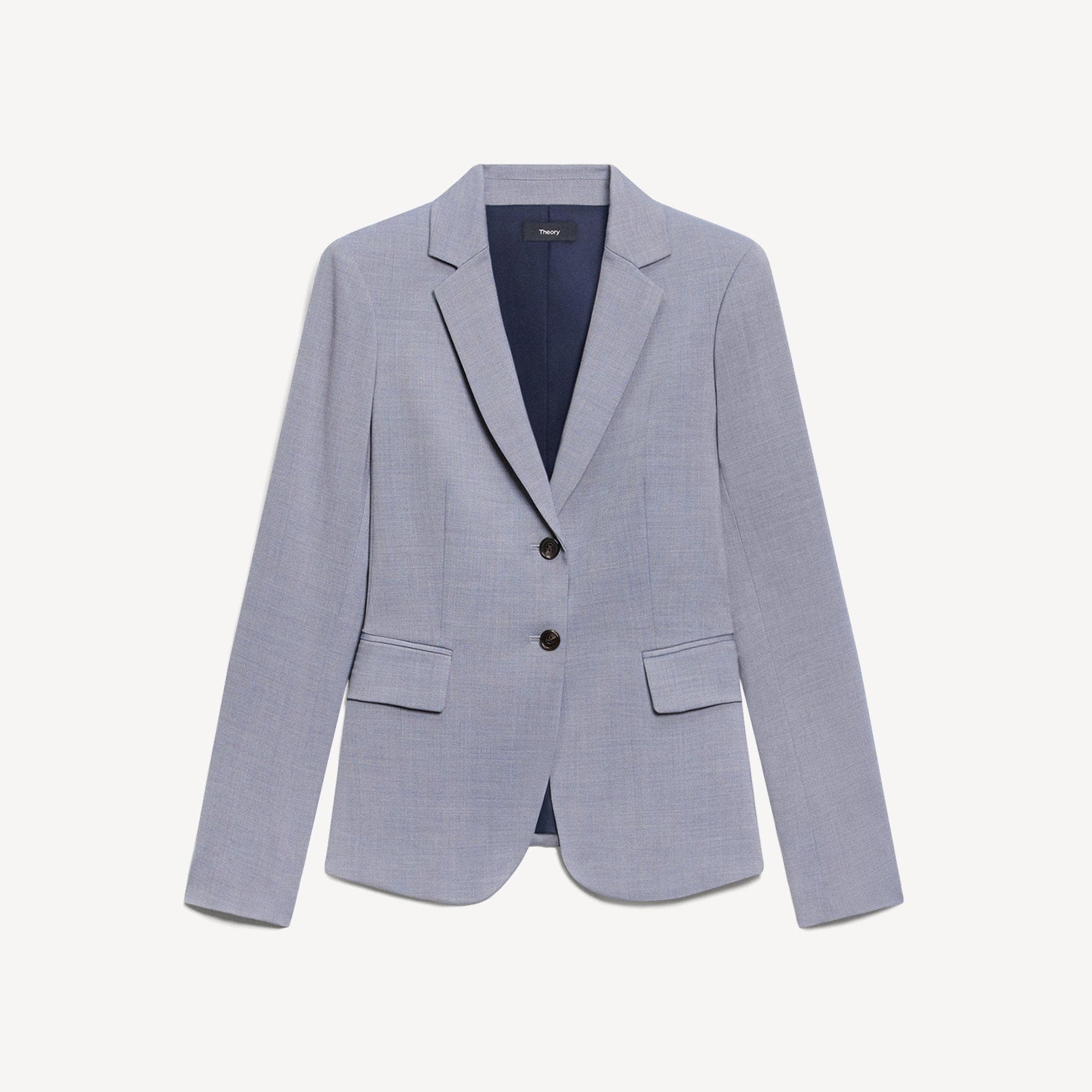 Carissa Blazer in Wool Gabardine