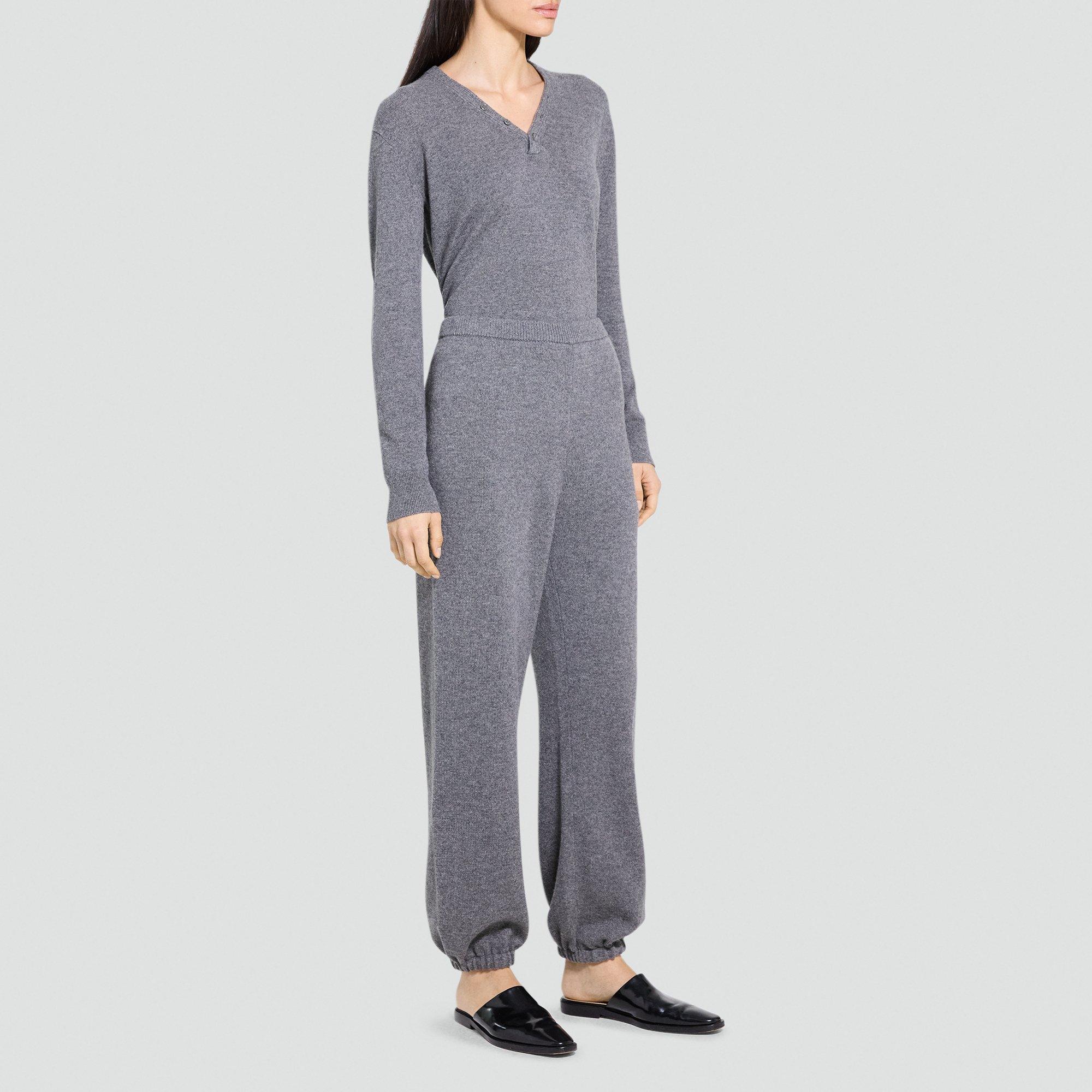 Sweatpant in Felted Wool-Cashmere