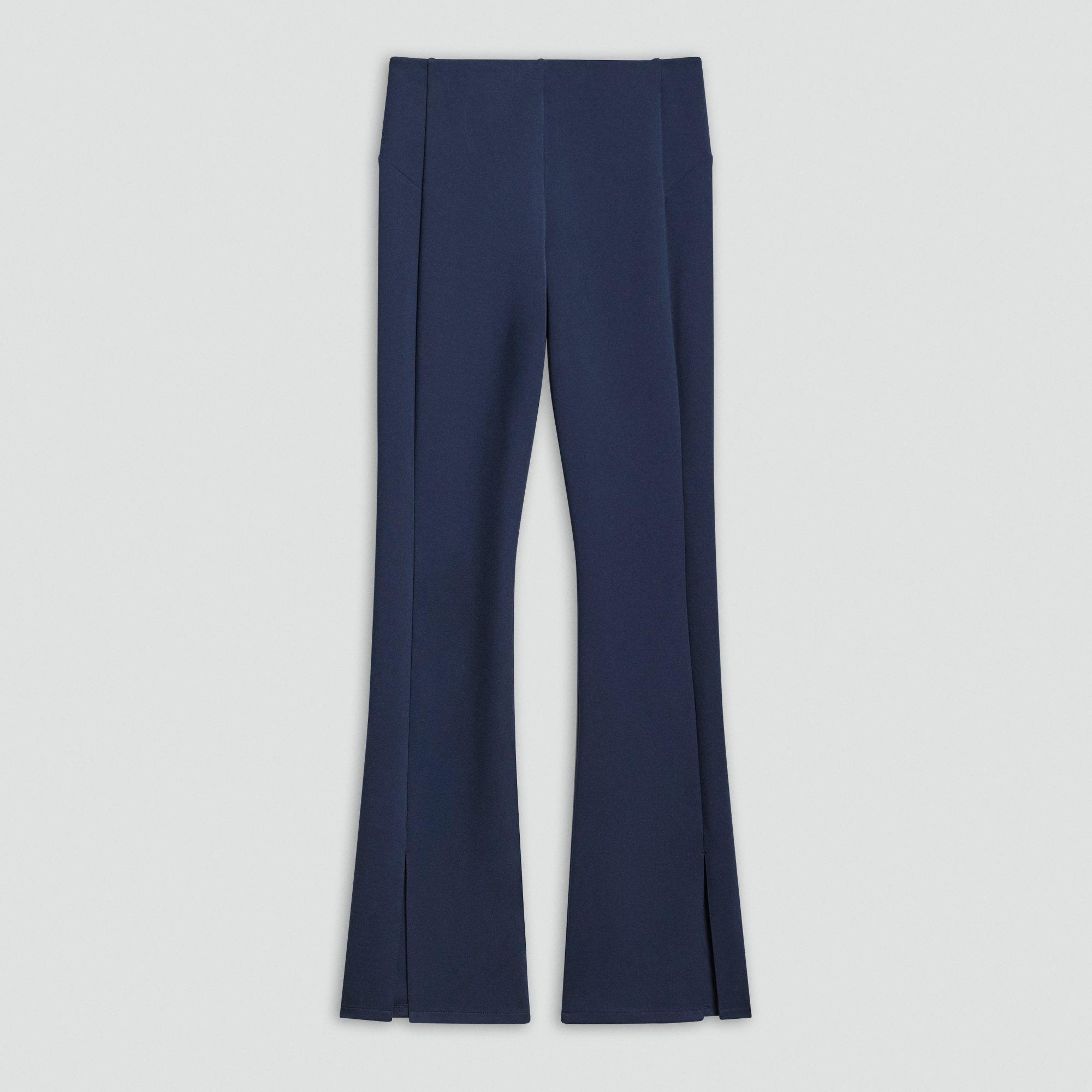 Flared Slit Legging in Motion Ponte