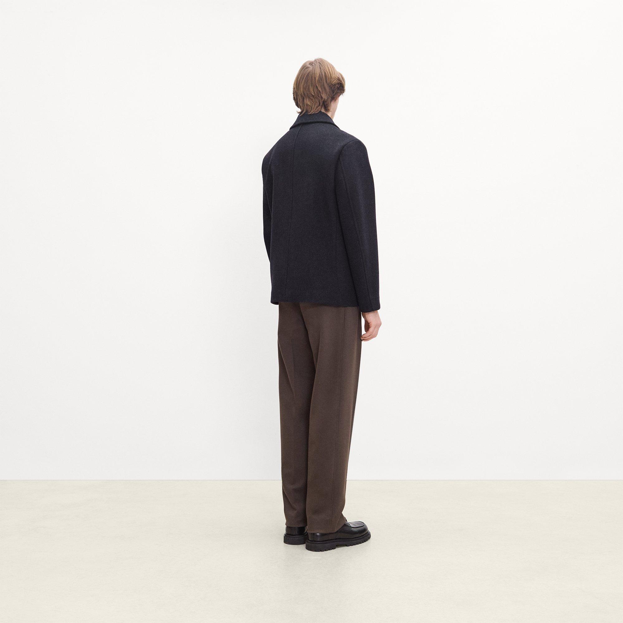 Peacoat in Plush Melton