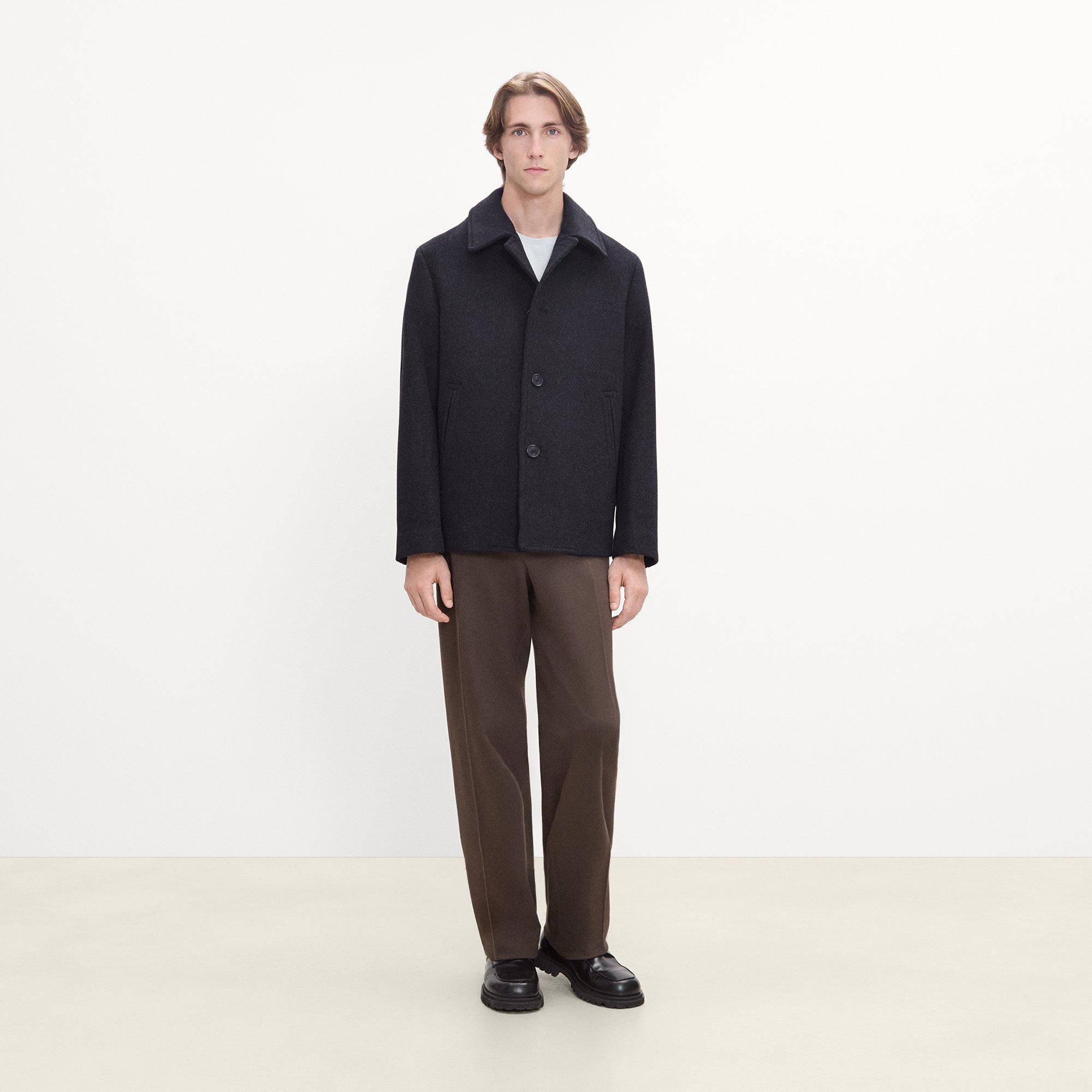 Peacoat in Plush Melton