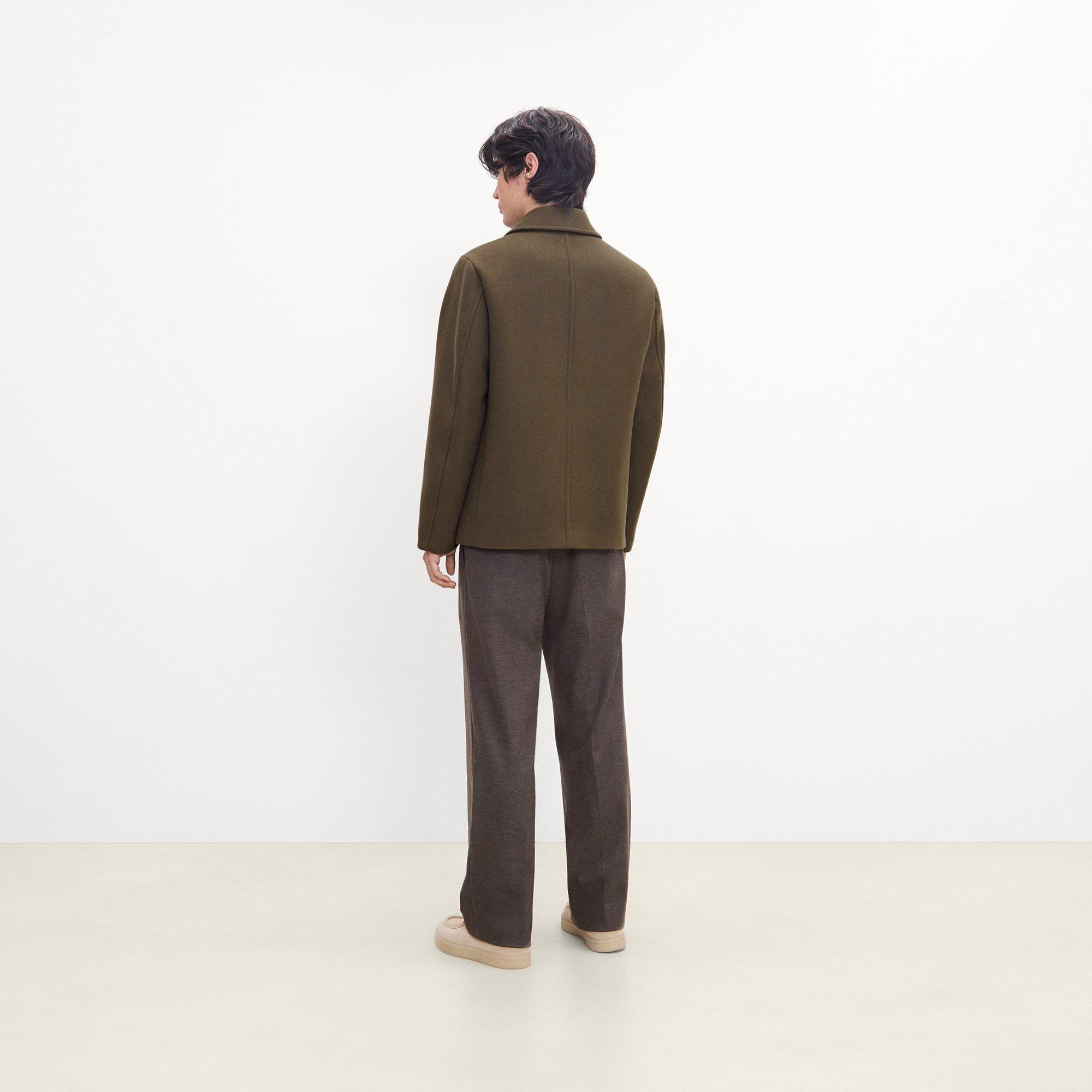 Peacoat in Plush Melton