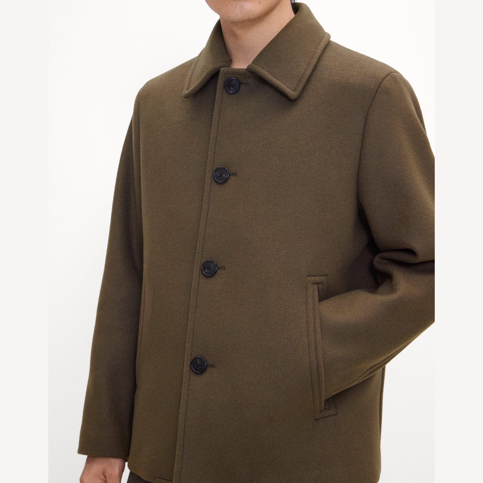 Peacoat in Plush Melton