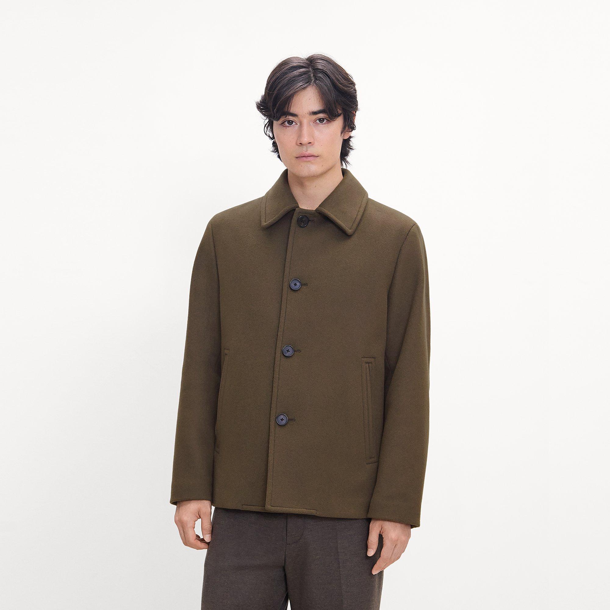 Peacoat in Plush Melton