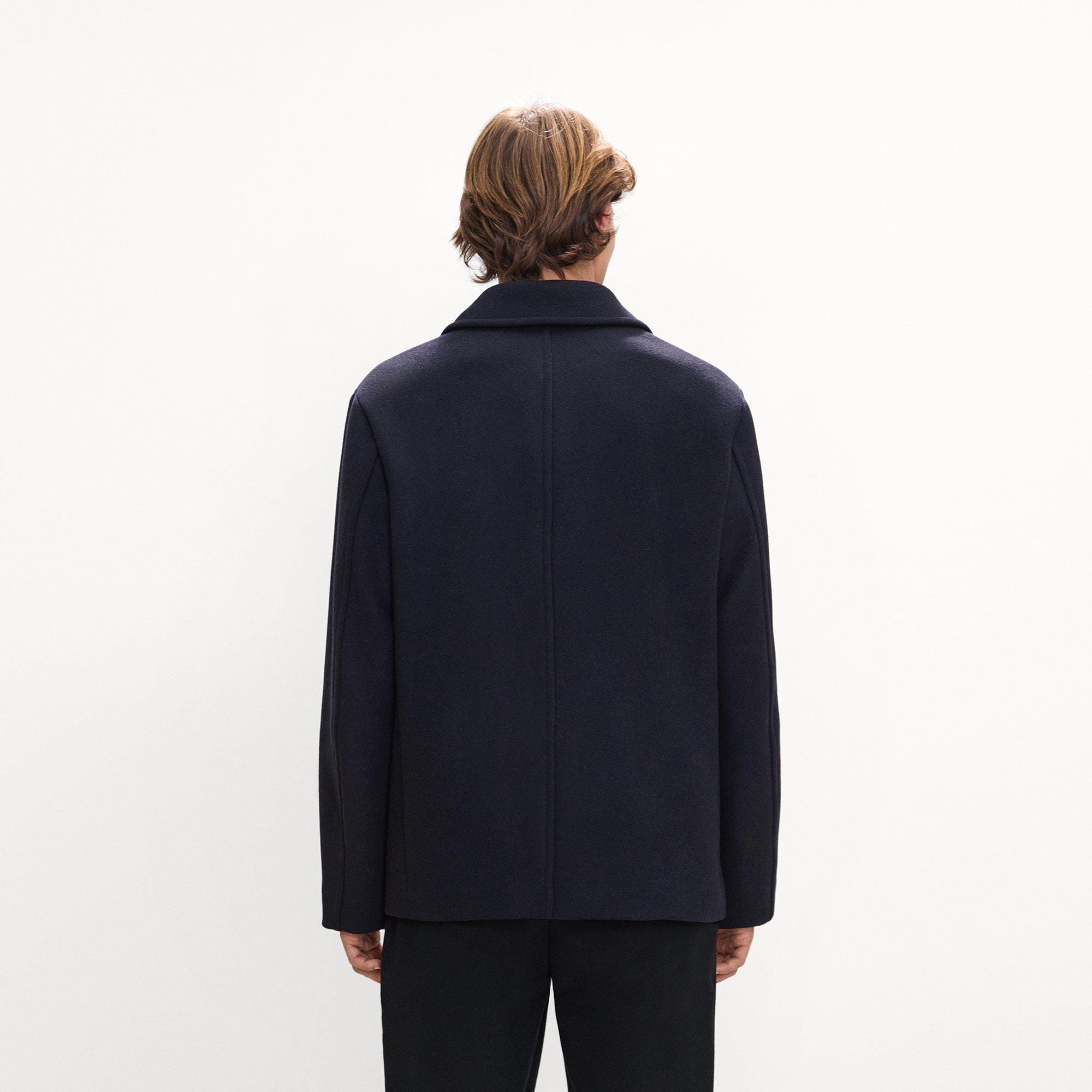 Peacoat in Plush Melton