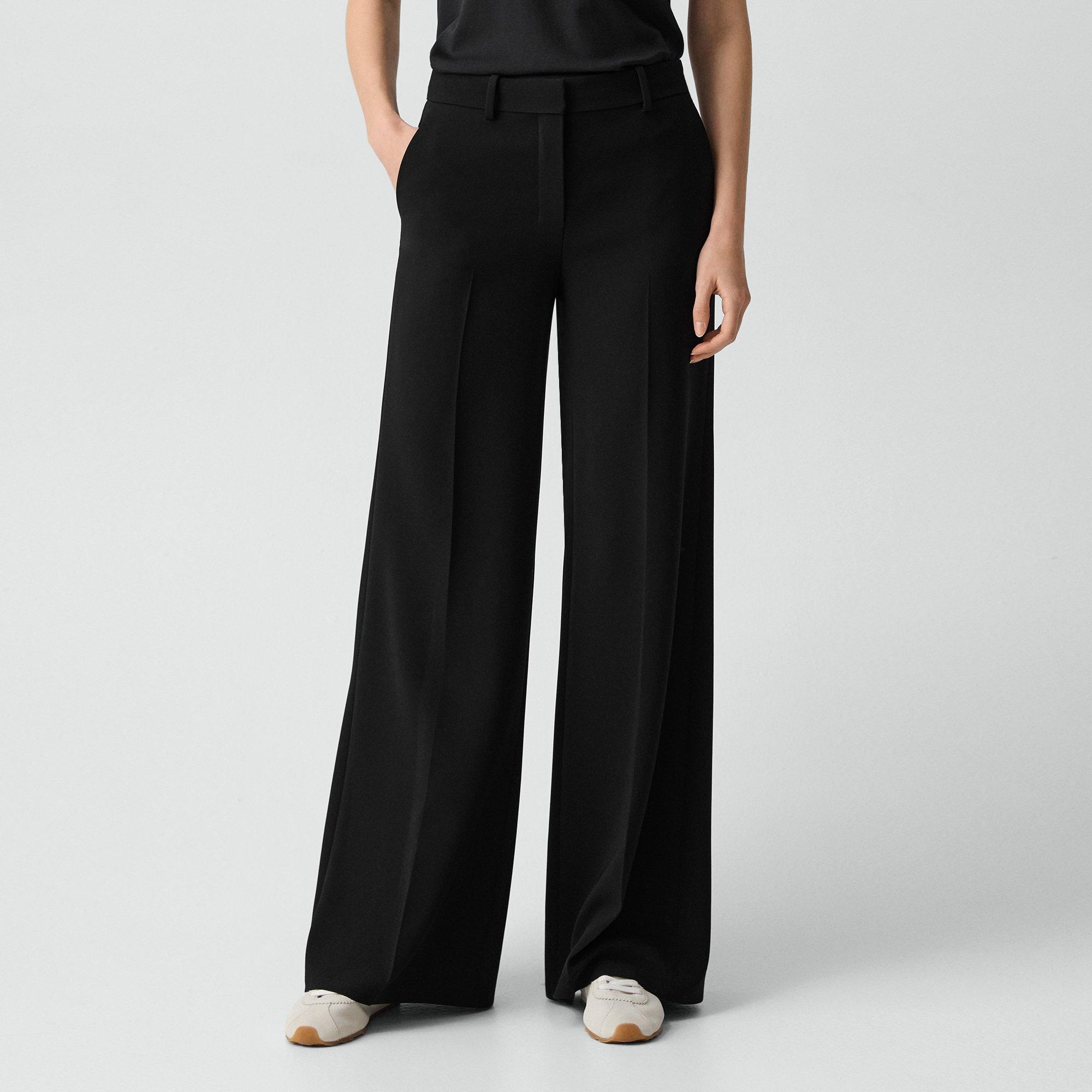 Fluid Flare Pant, 33'' in Admiral Crepe