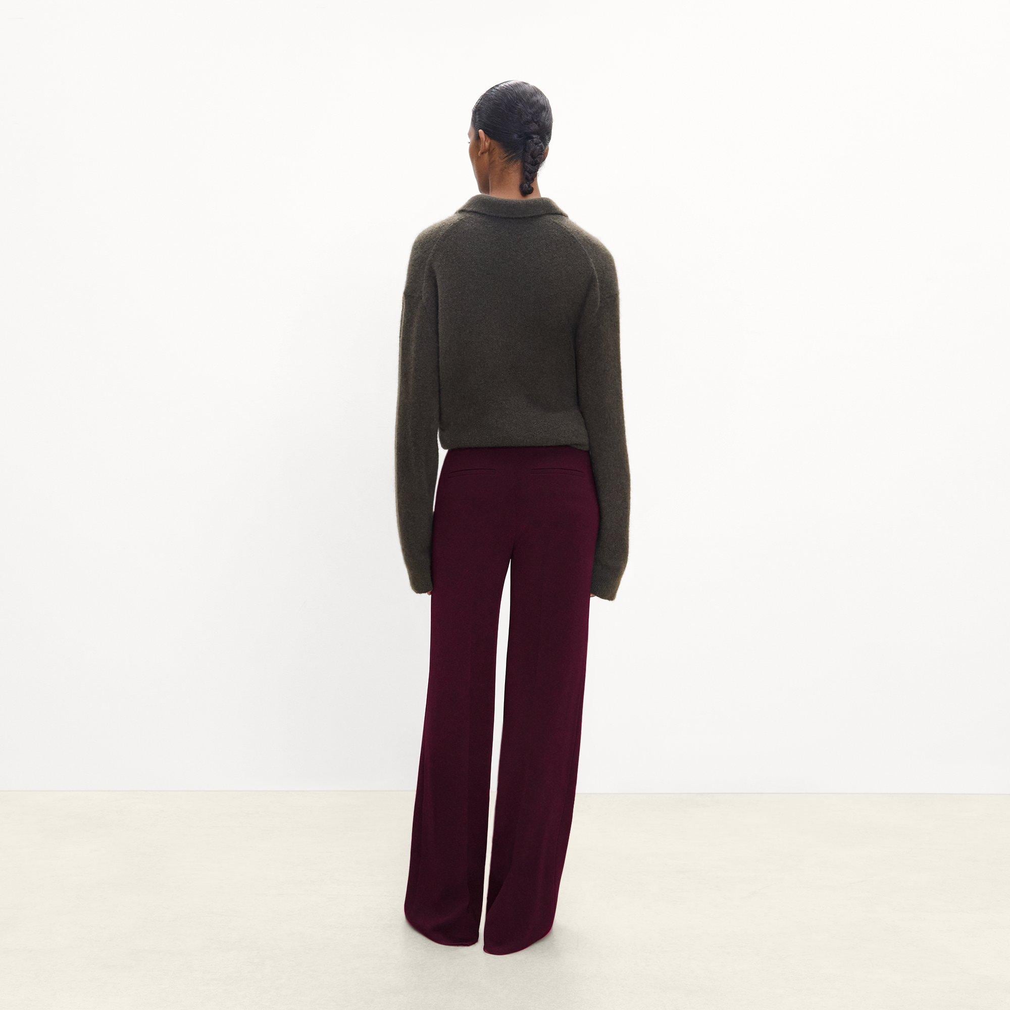 Fluid Flare Pant, 33'' in Admiral Crepe