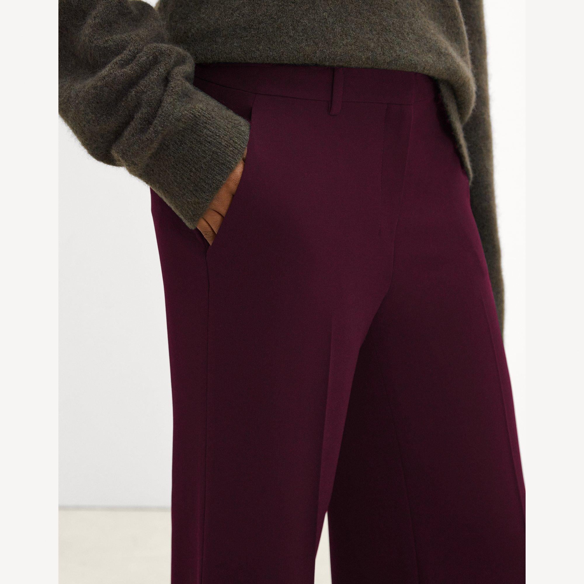 Fluid Flare Pant, 33'' in Admiral Crepe