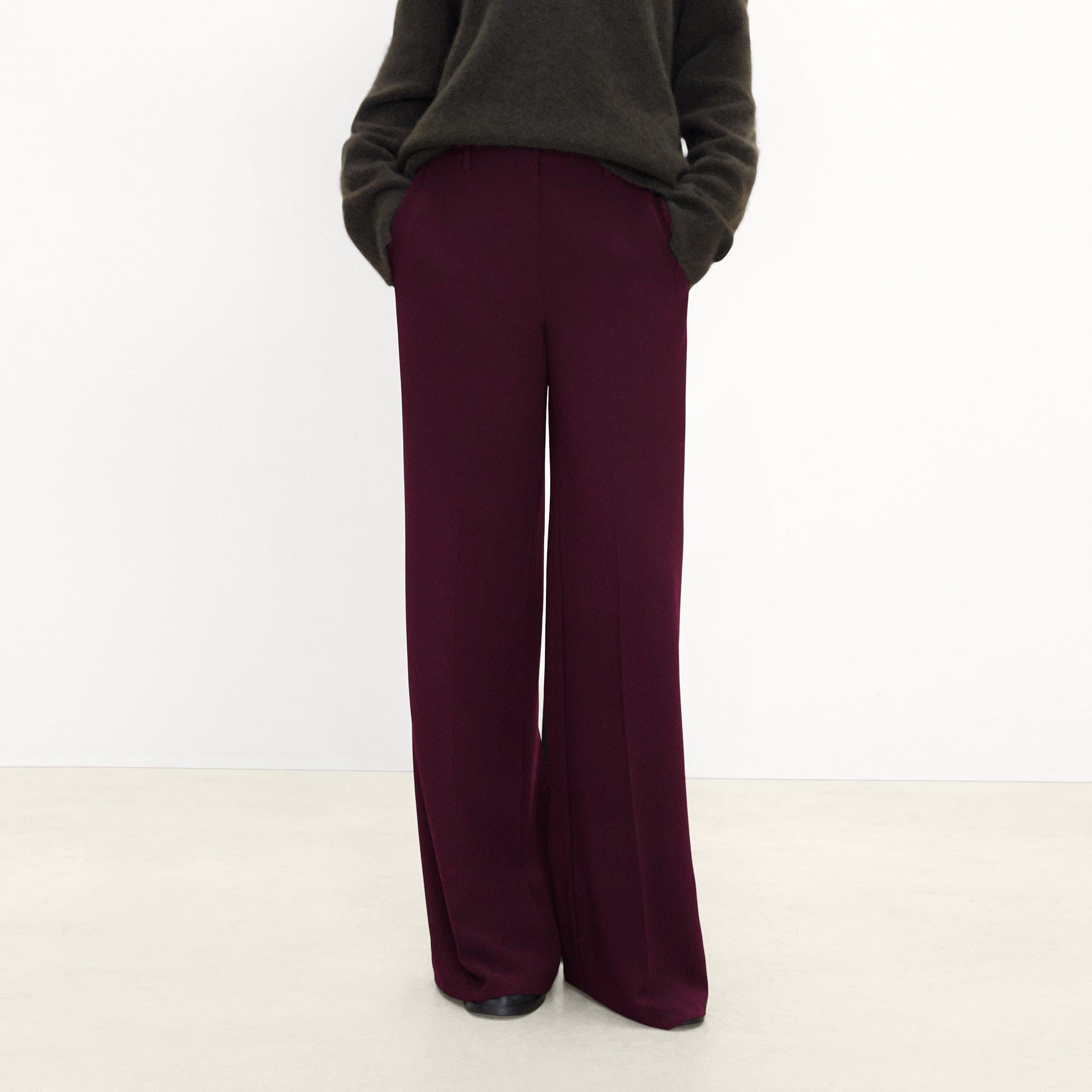 Fluid Flare Pant, 33'' in Admiral Crepe
