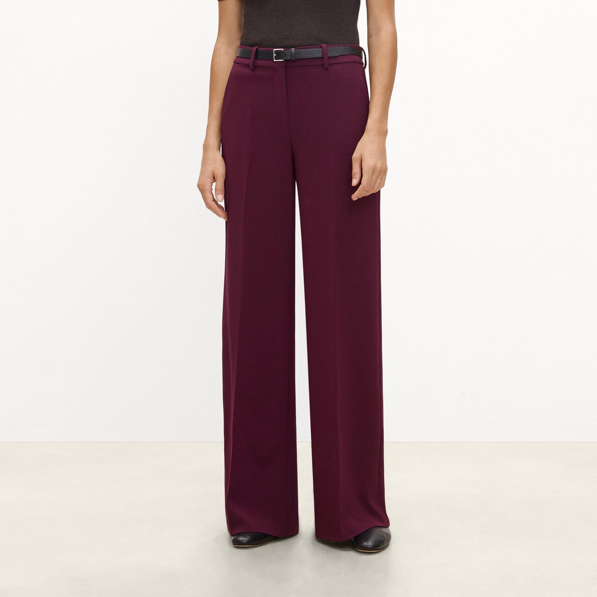 Fluid Flare Pant, 33'' in Admiral Crepe